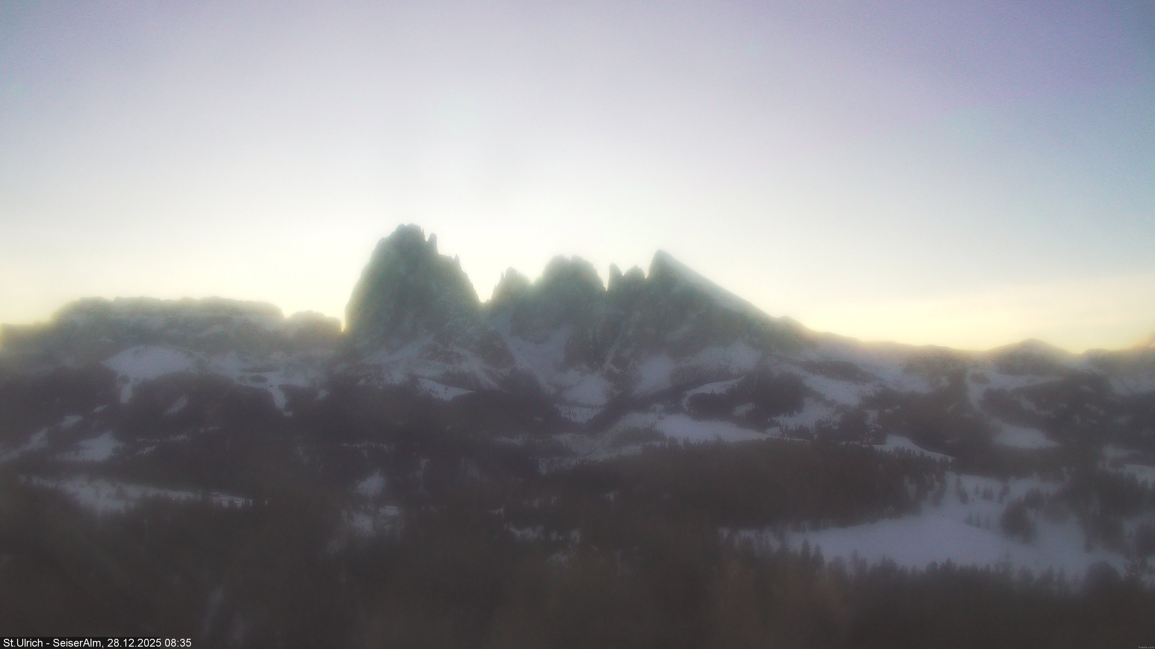 Archiv Foto Webcam Ausblick Seiser Alm