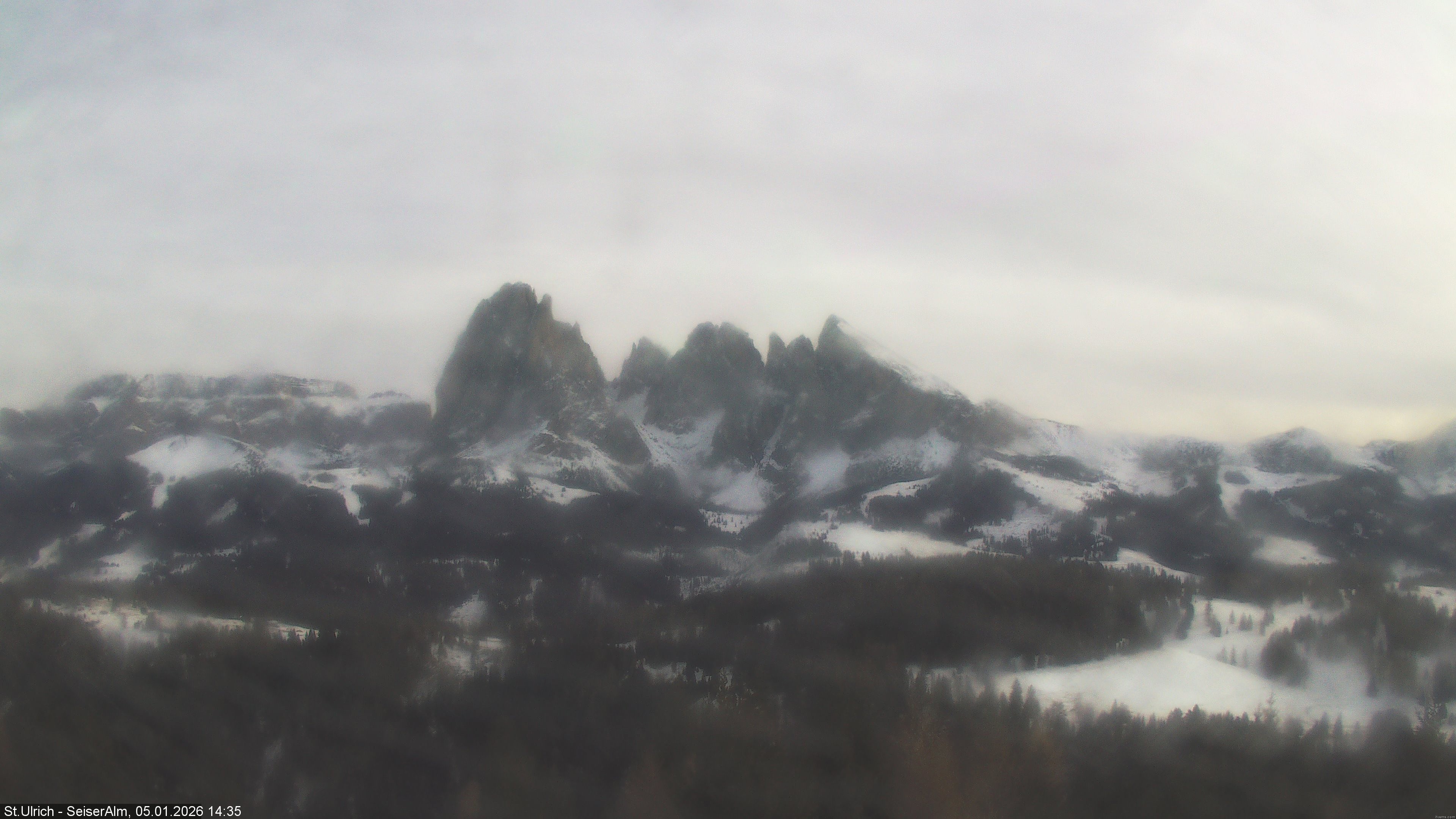 Archiv Foto Webcam Ausblick Seiser Alm