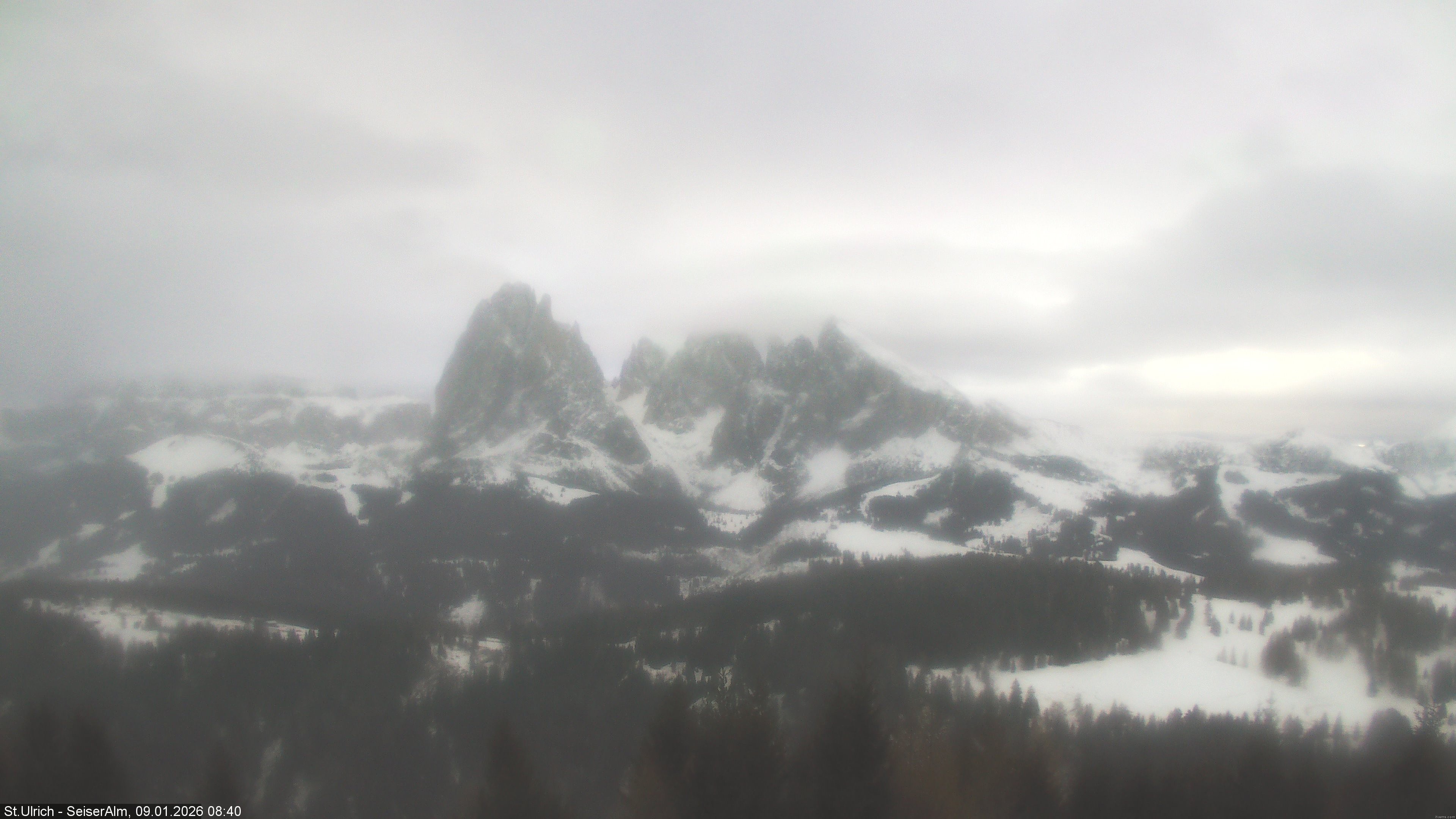 Archiv Foto Webcam Ausblick Seiser Alm