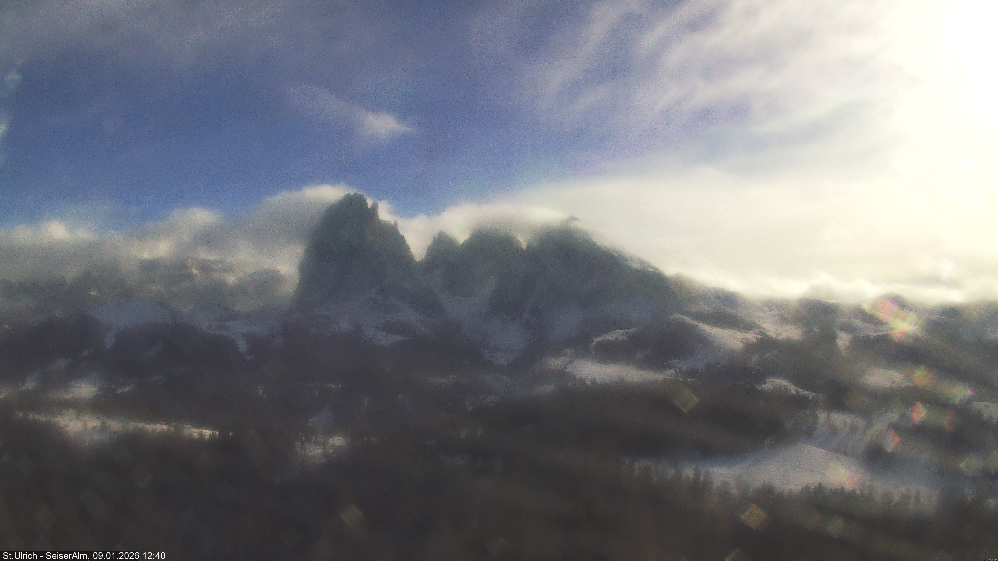 Archiv Foto Webcam Ausblick Seiser Alm