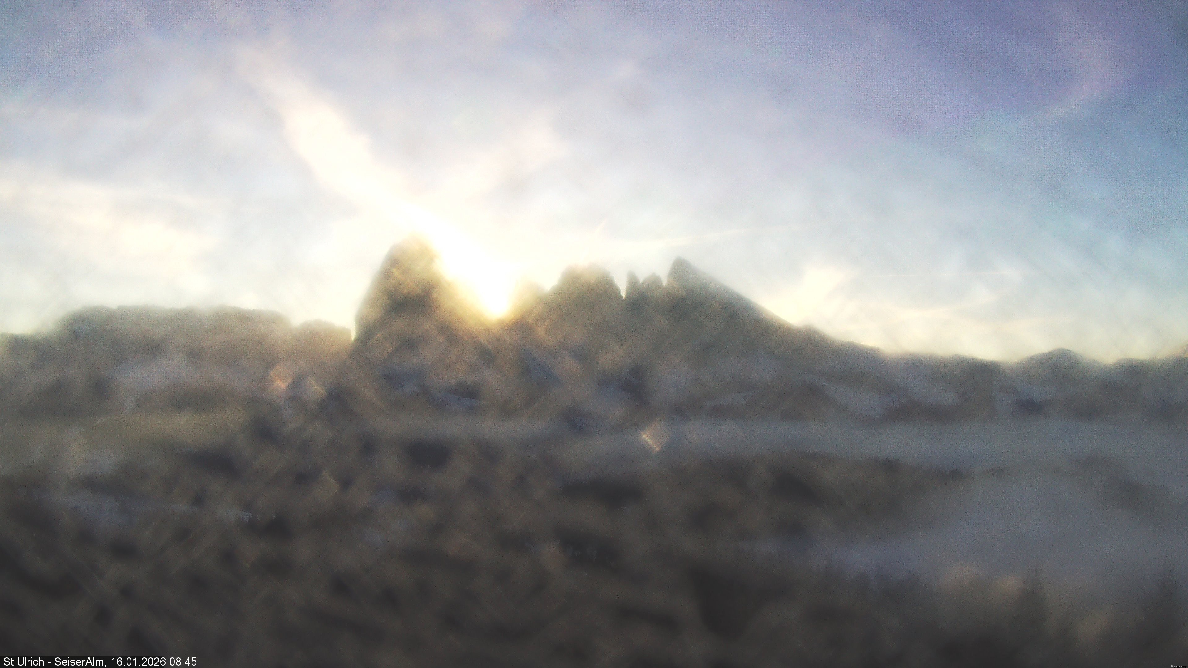 Archived image Webcam Vista Alpe di Siusi