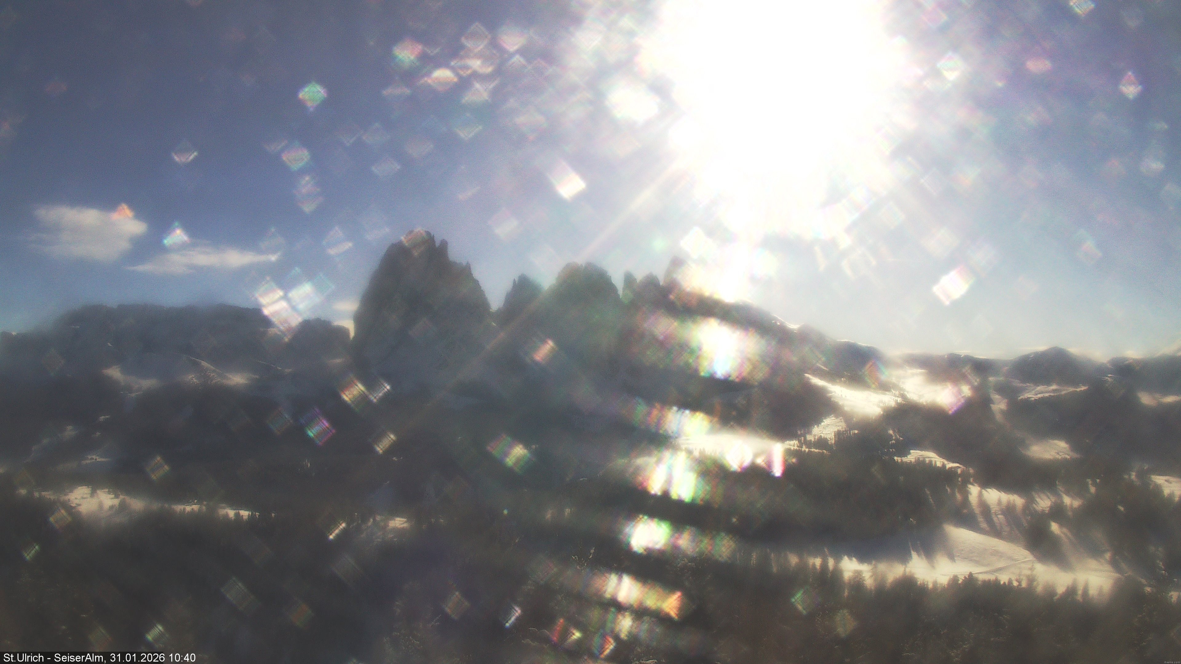 Archiv Foto Webcam Ausblick Seiser Alm