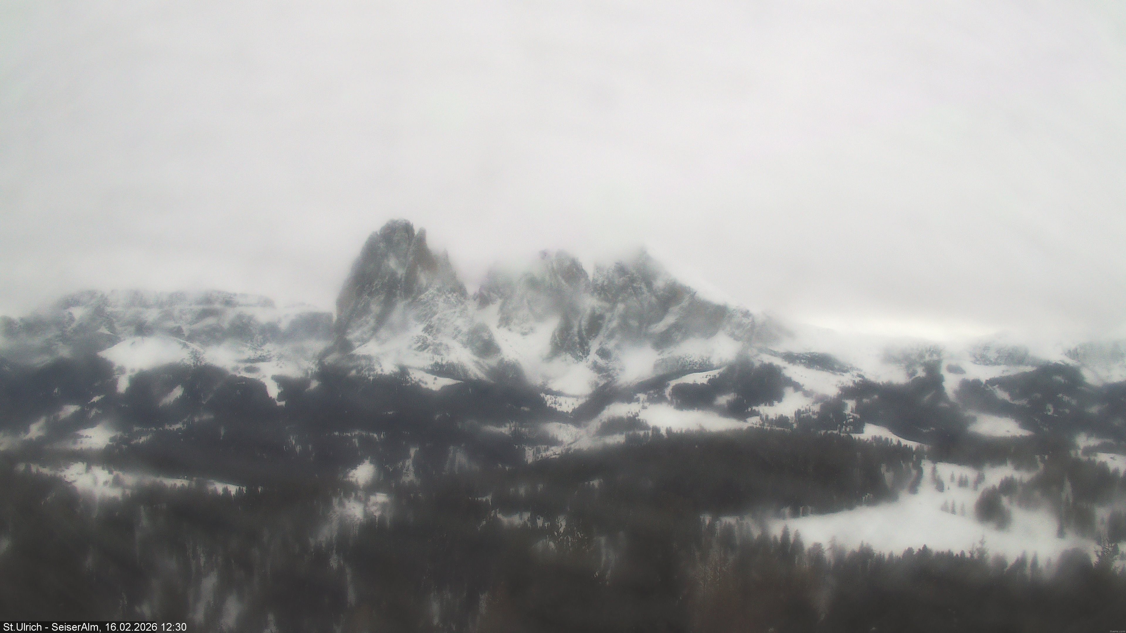 Archiv Foto Webcam Ausblick Seiser Alm