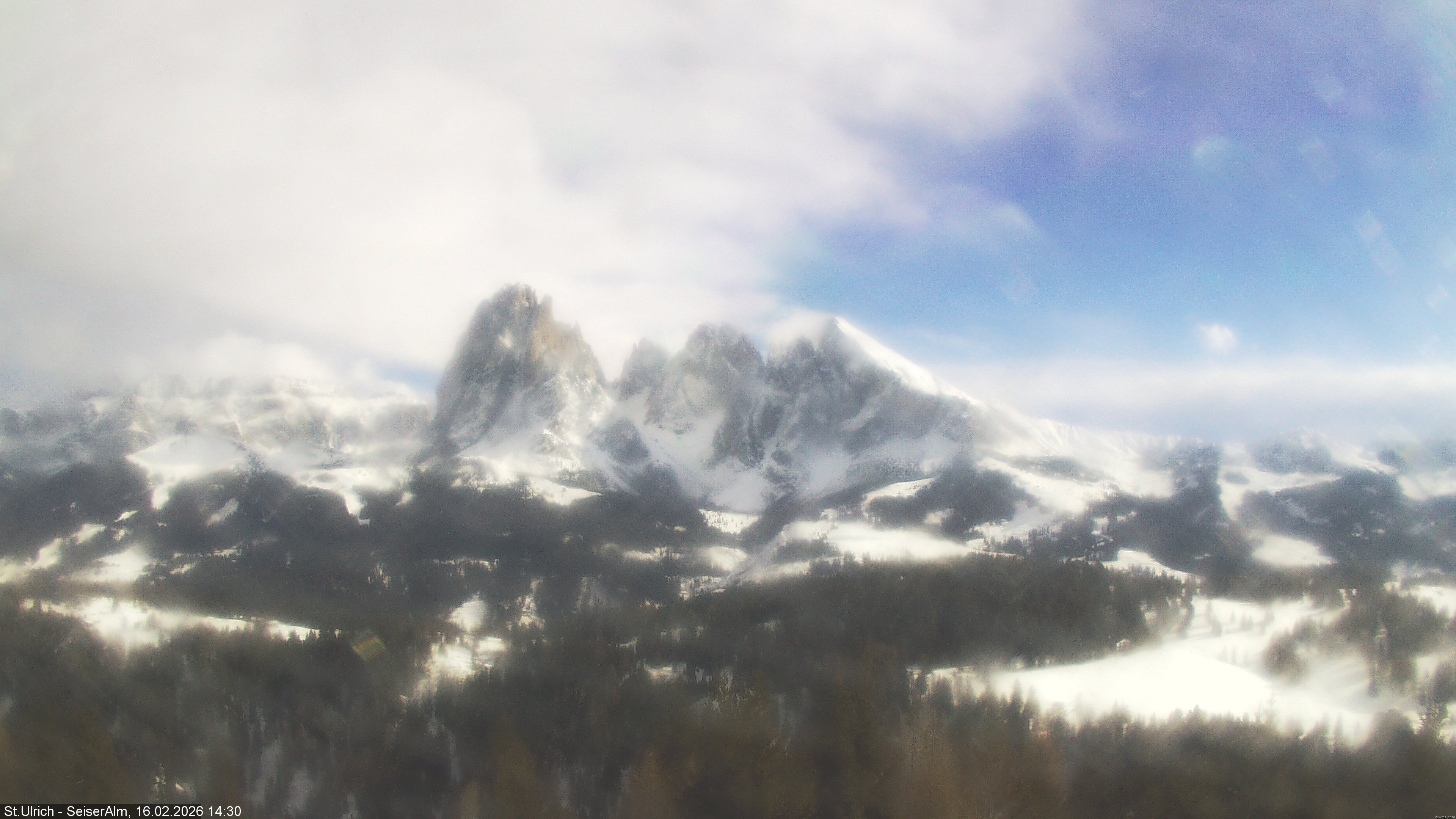 Archiv Foto Webcam Ausblick Seiser Alm