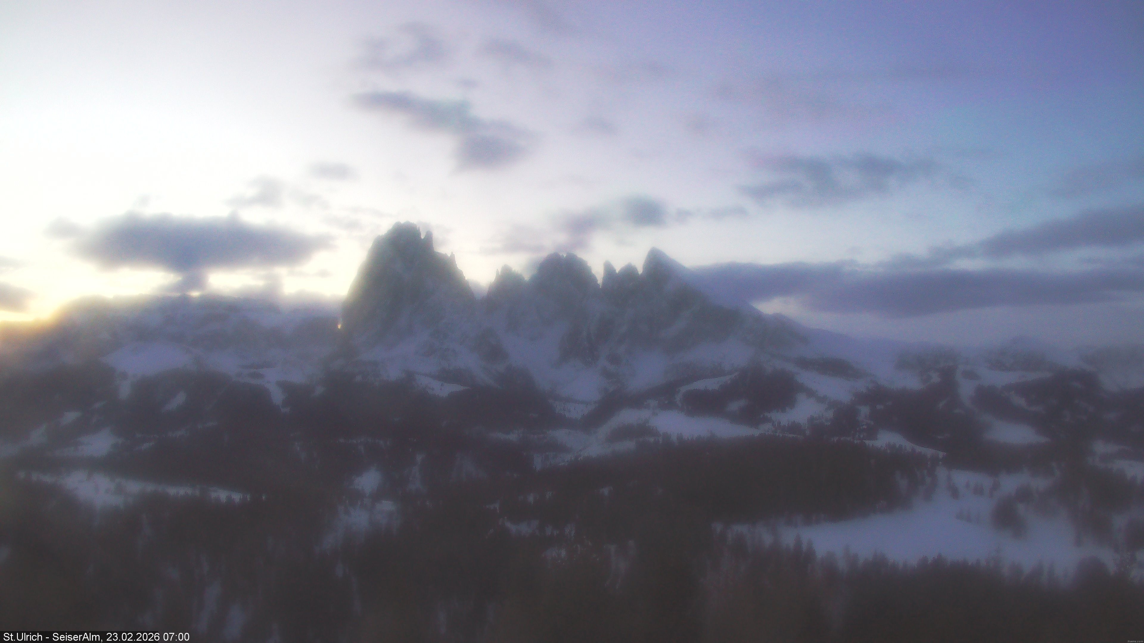 Archiv Foto Webcam Ausblick Seiser Alm