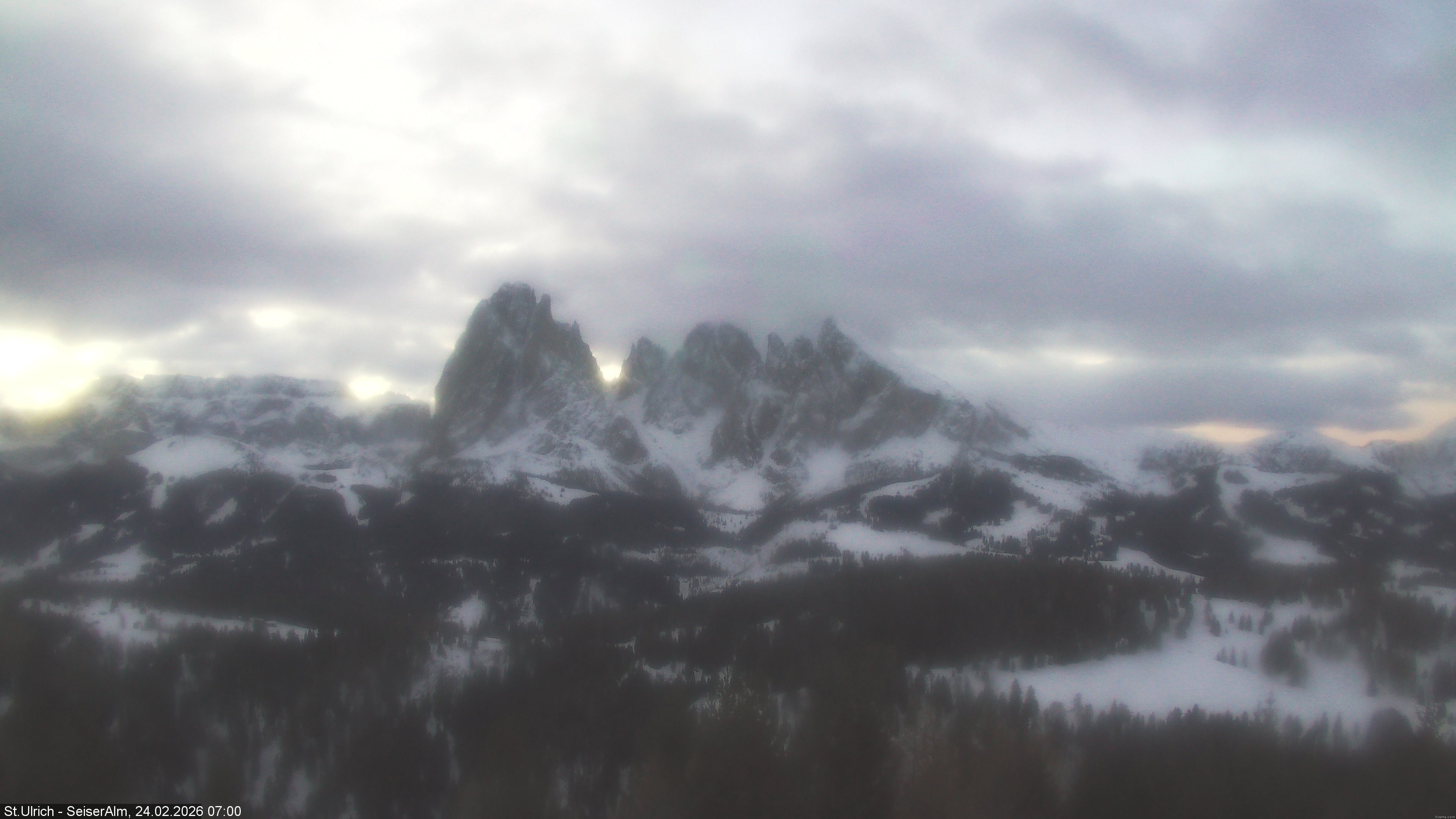 Archived image Webcam Vista Alpe di Siusi