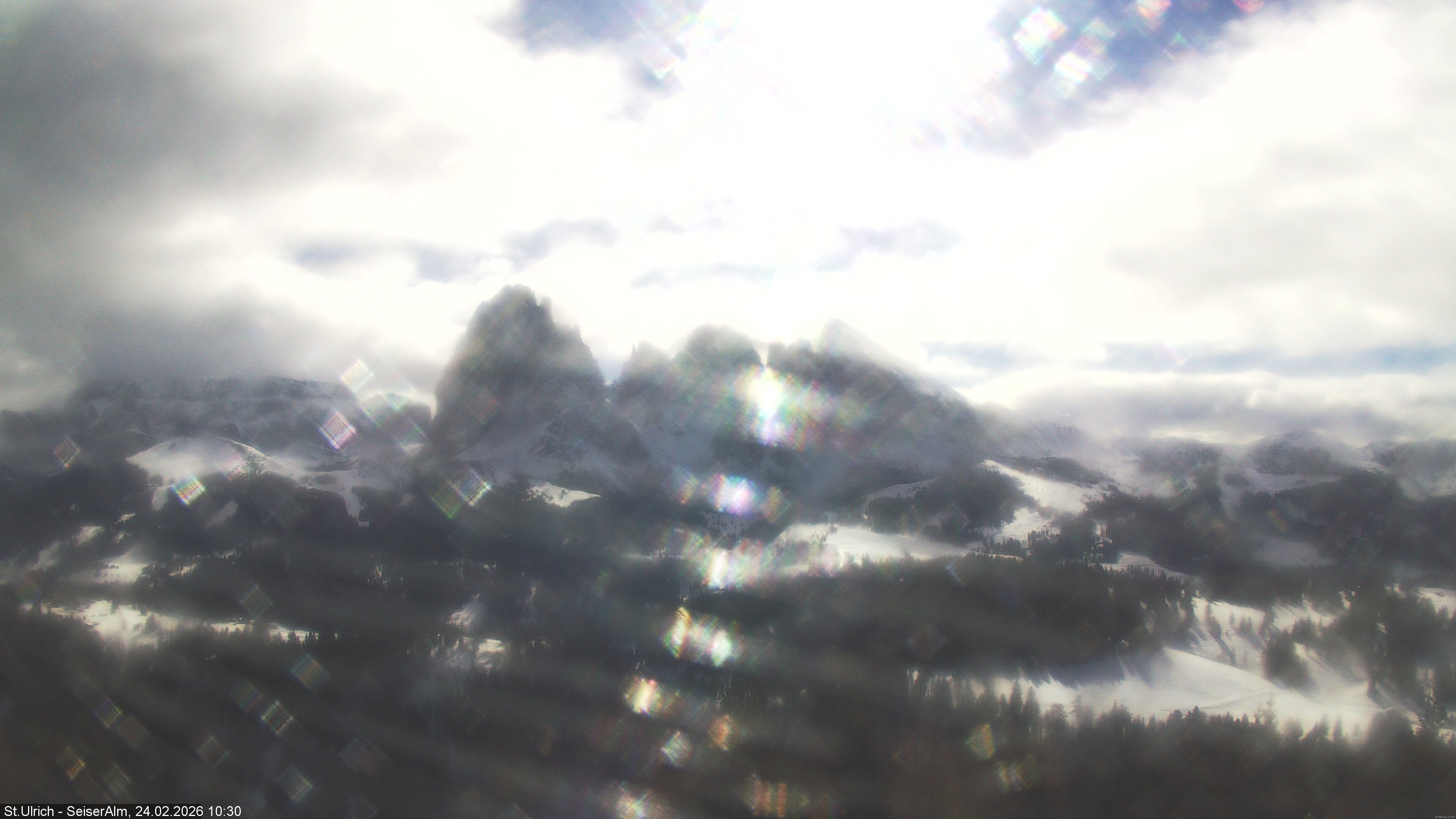 Archived image Webcam Vista Alpe di Siusi