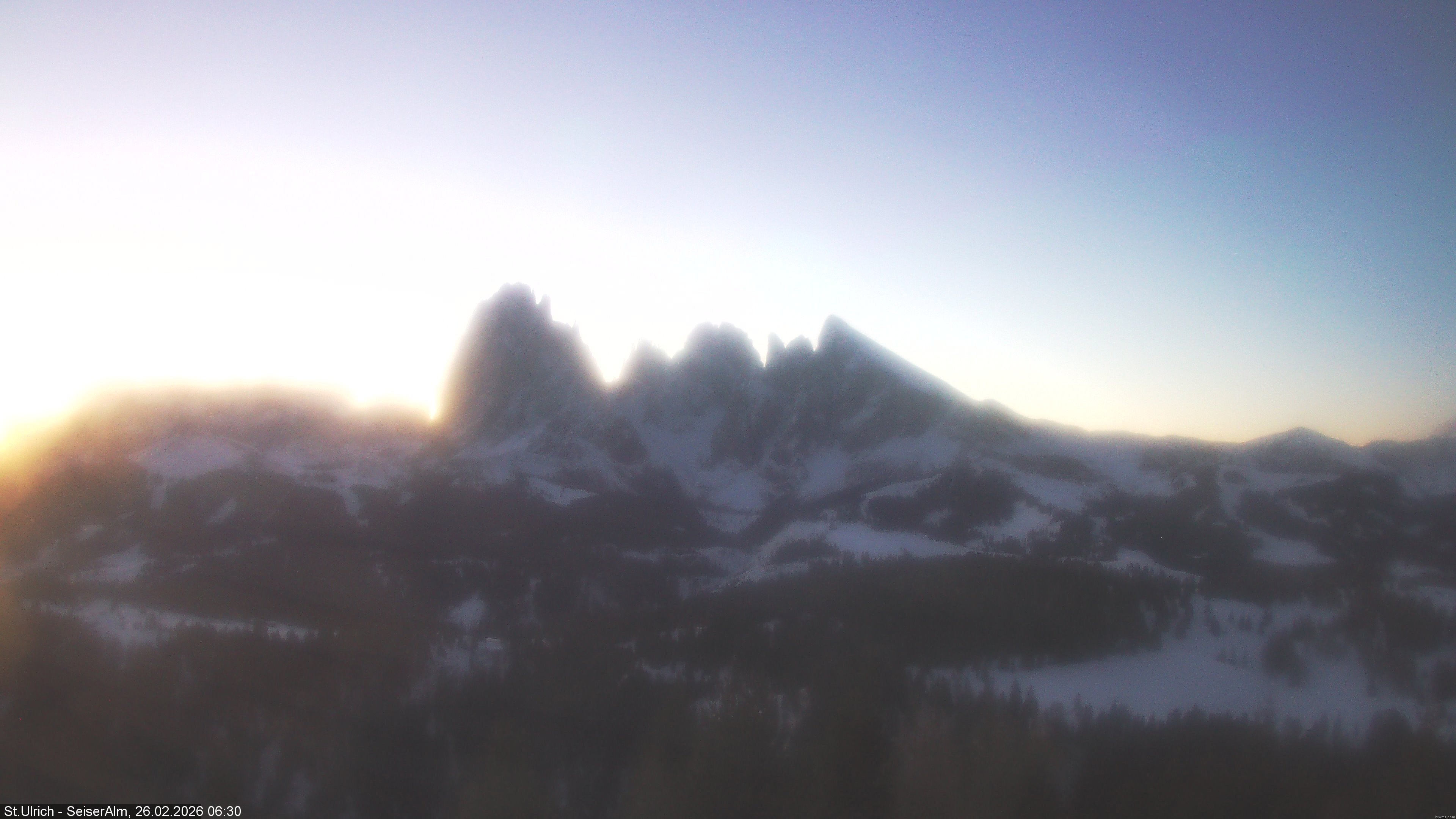 Archiv Foto Webcam Ausblick Seiser Alm