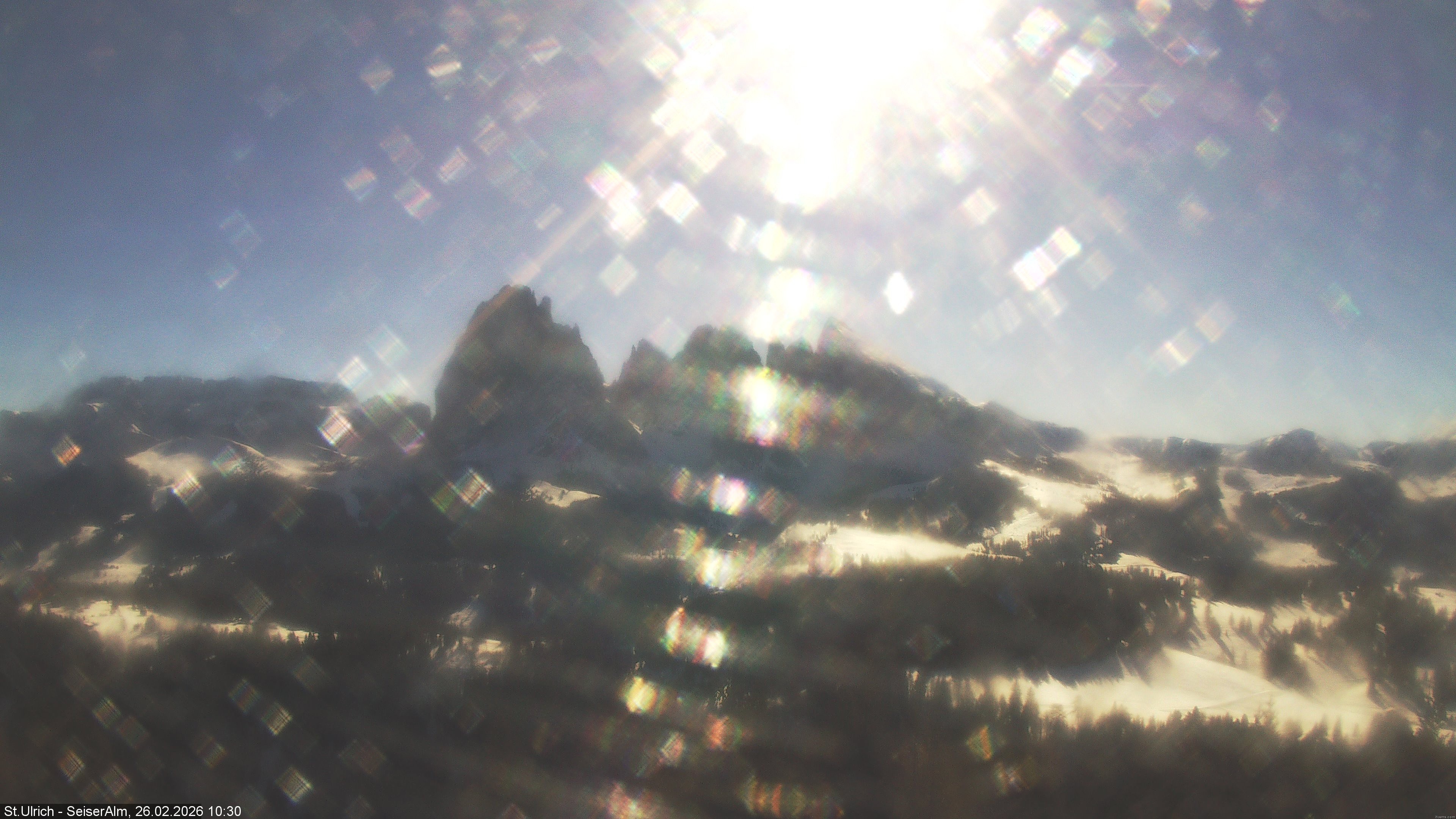 Archiv Foto Webcam Ausblick Seiser Alm