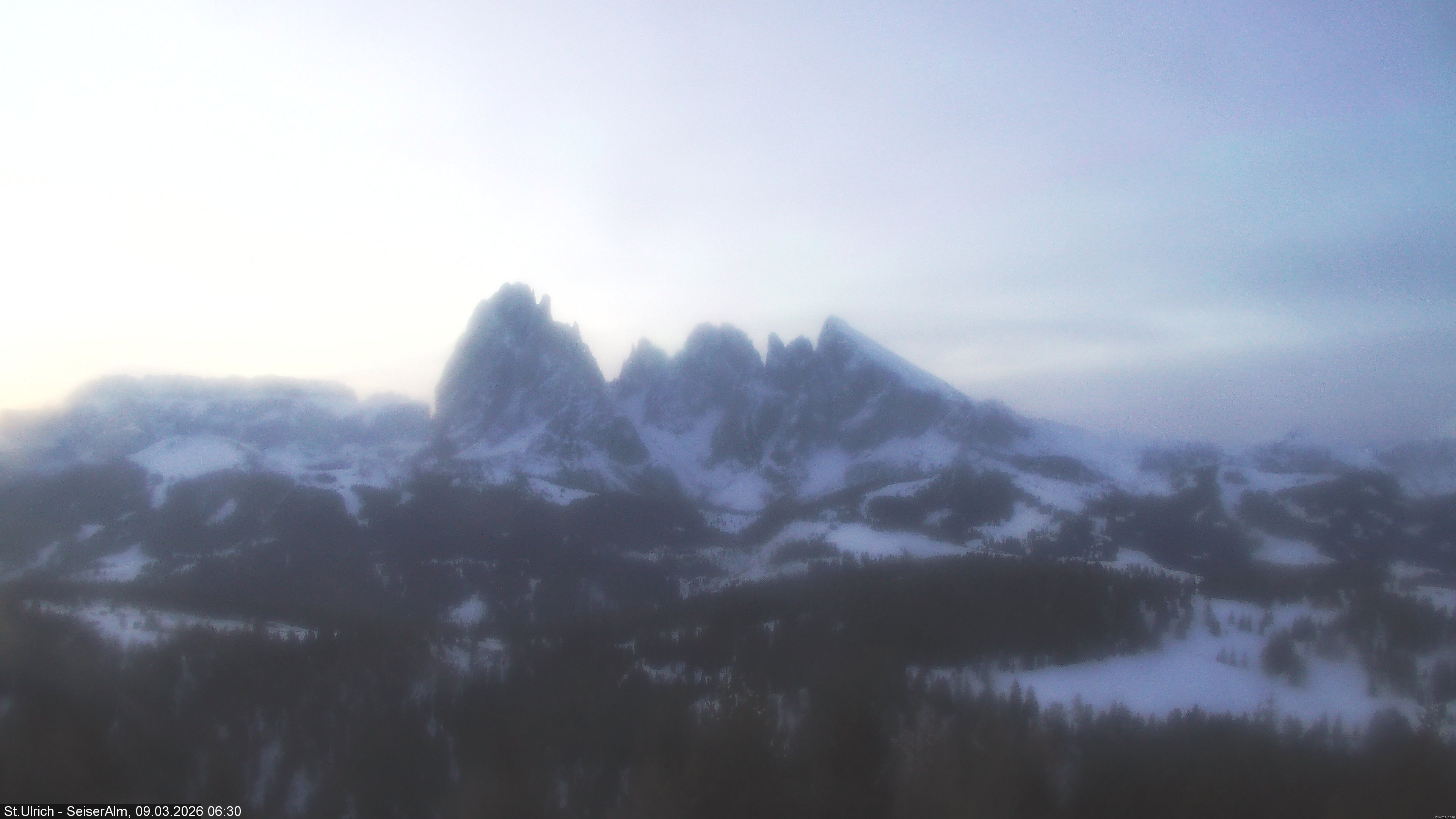 Archiv Foto Webcam Ausblick Seiser Alm