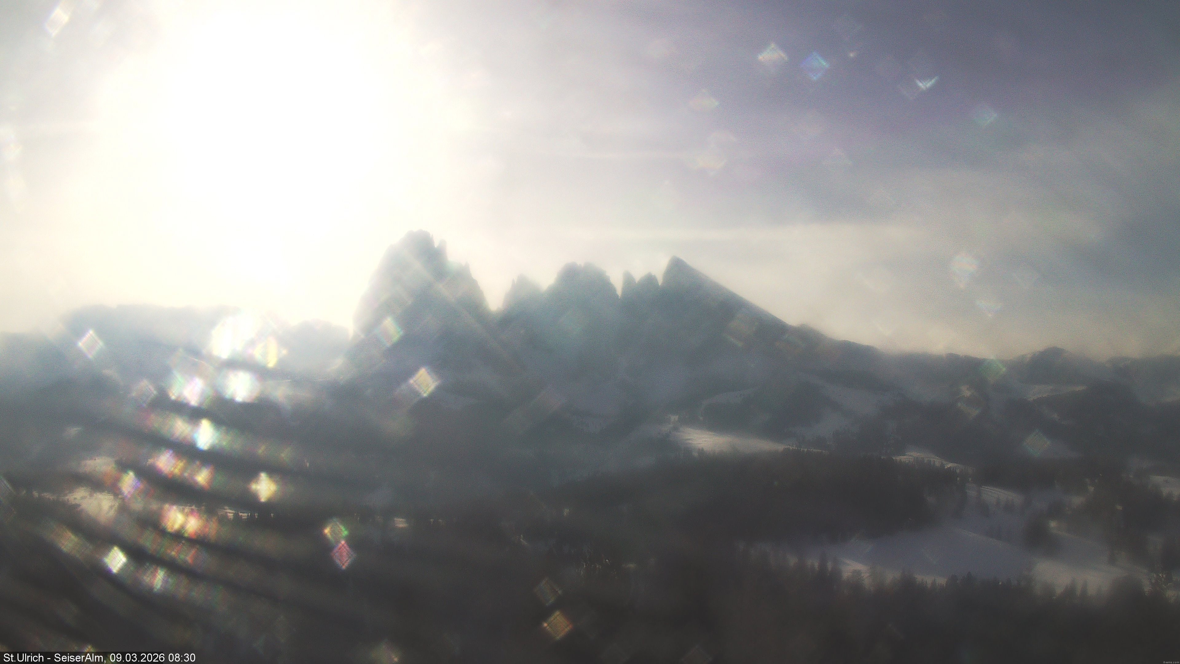 Archiv Foto Webcam Ausblick Seiser Alm