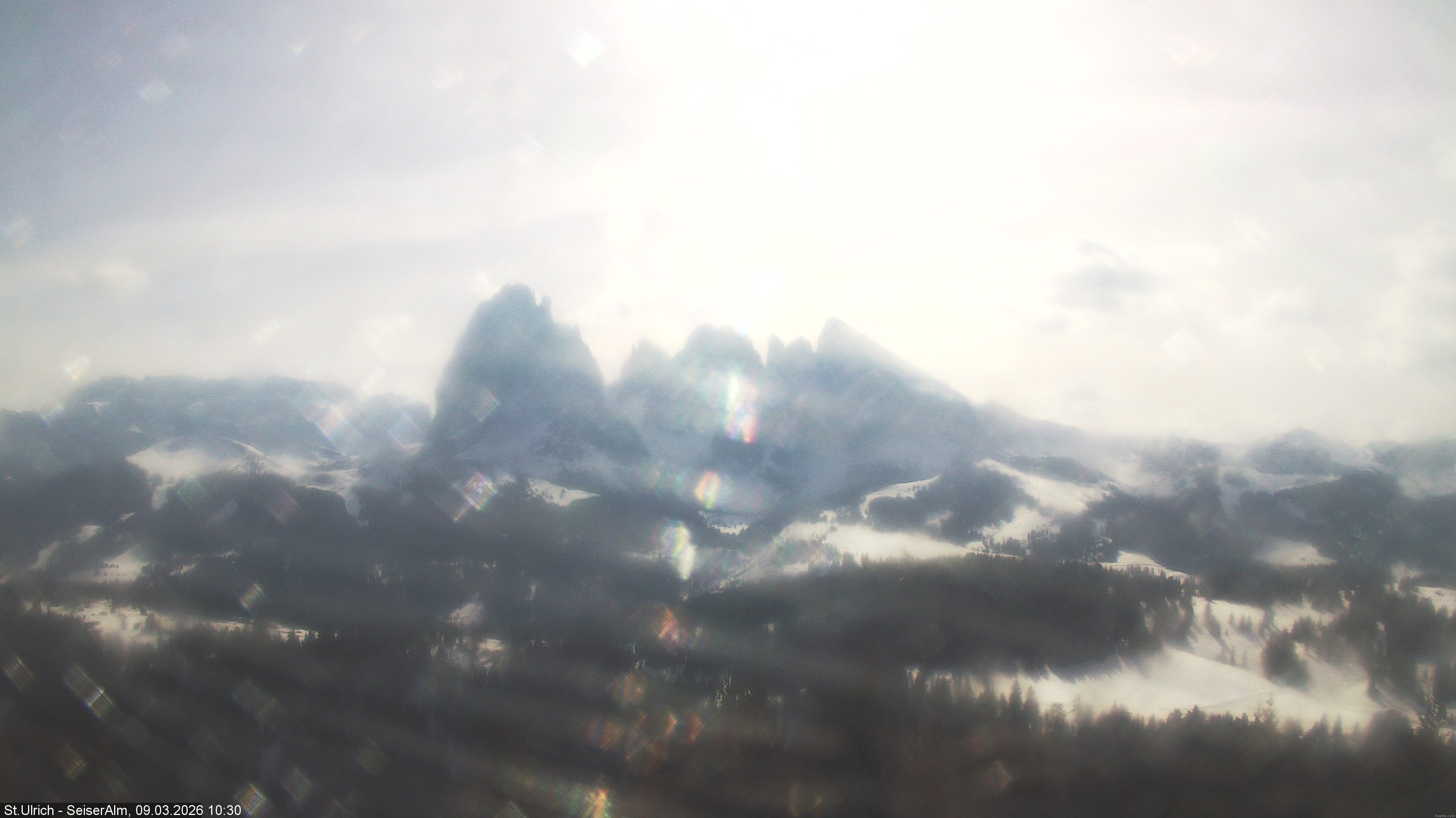 Archiv Foto Webcam Ausblick Seiser Alm