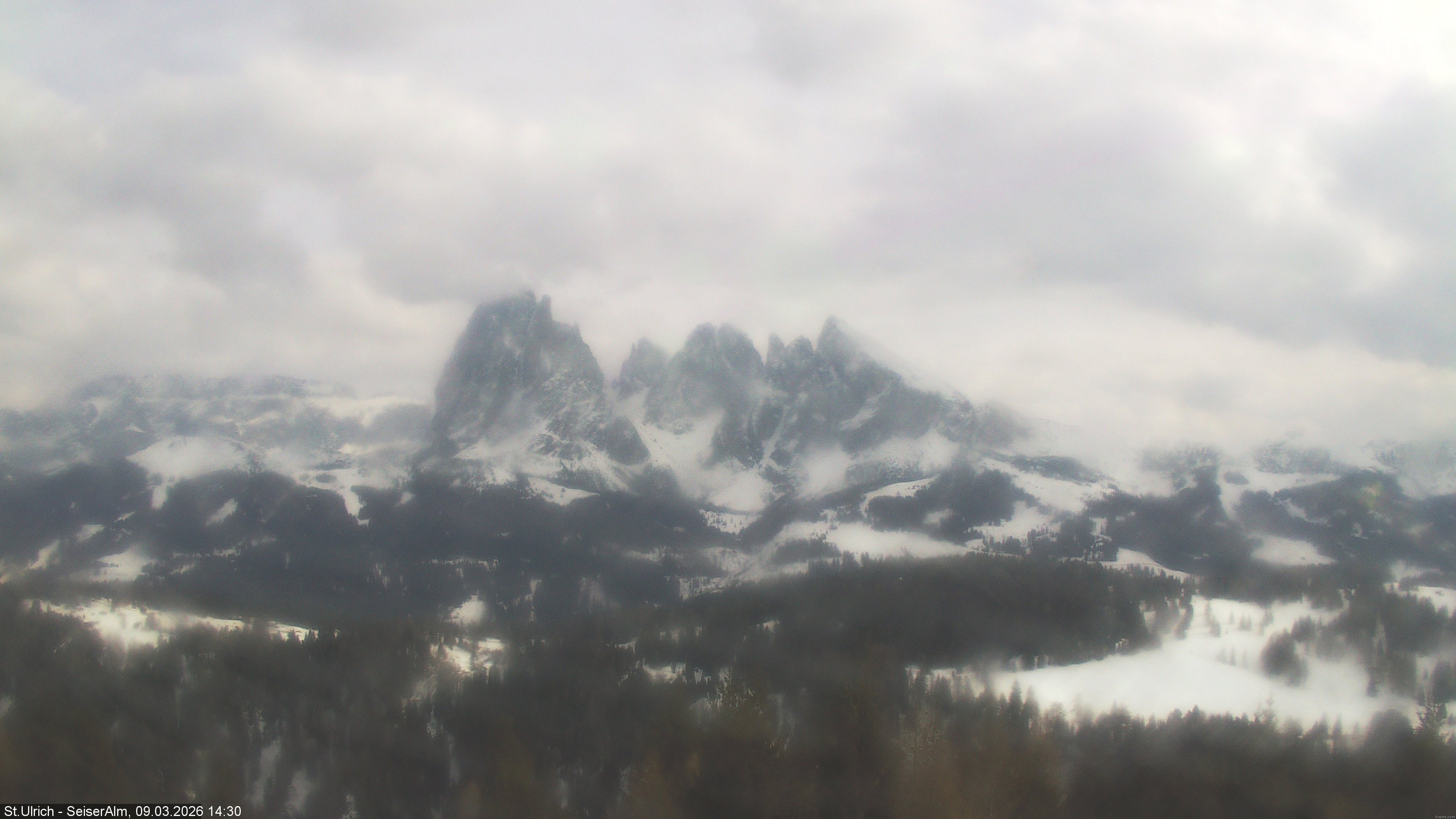 Archiv Foto Webcam Ausblick Seiser Alm