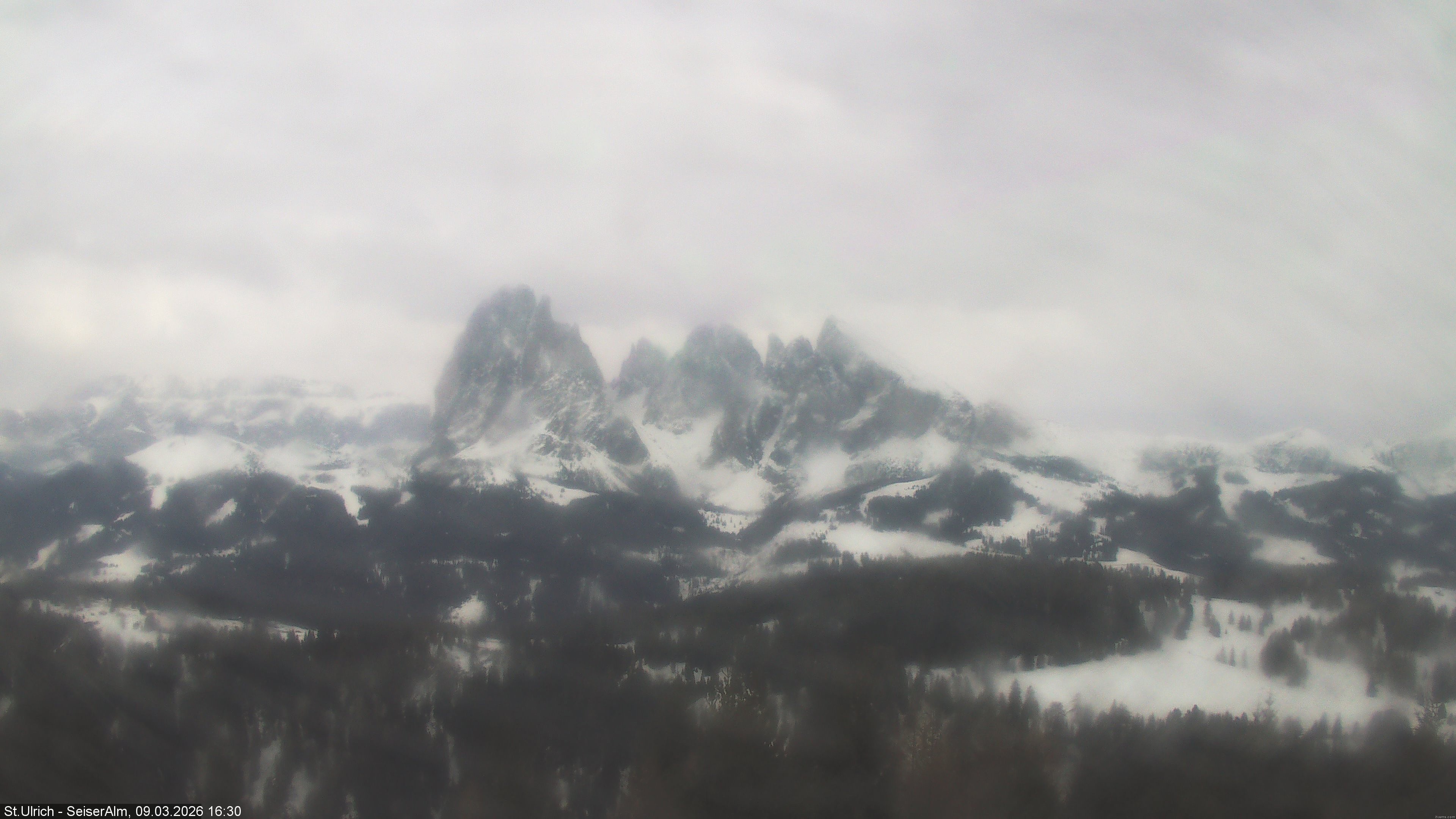 Archiv Foto Webcam Ausblick Seiser Alm