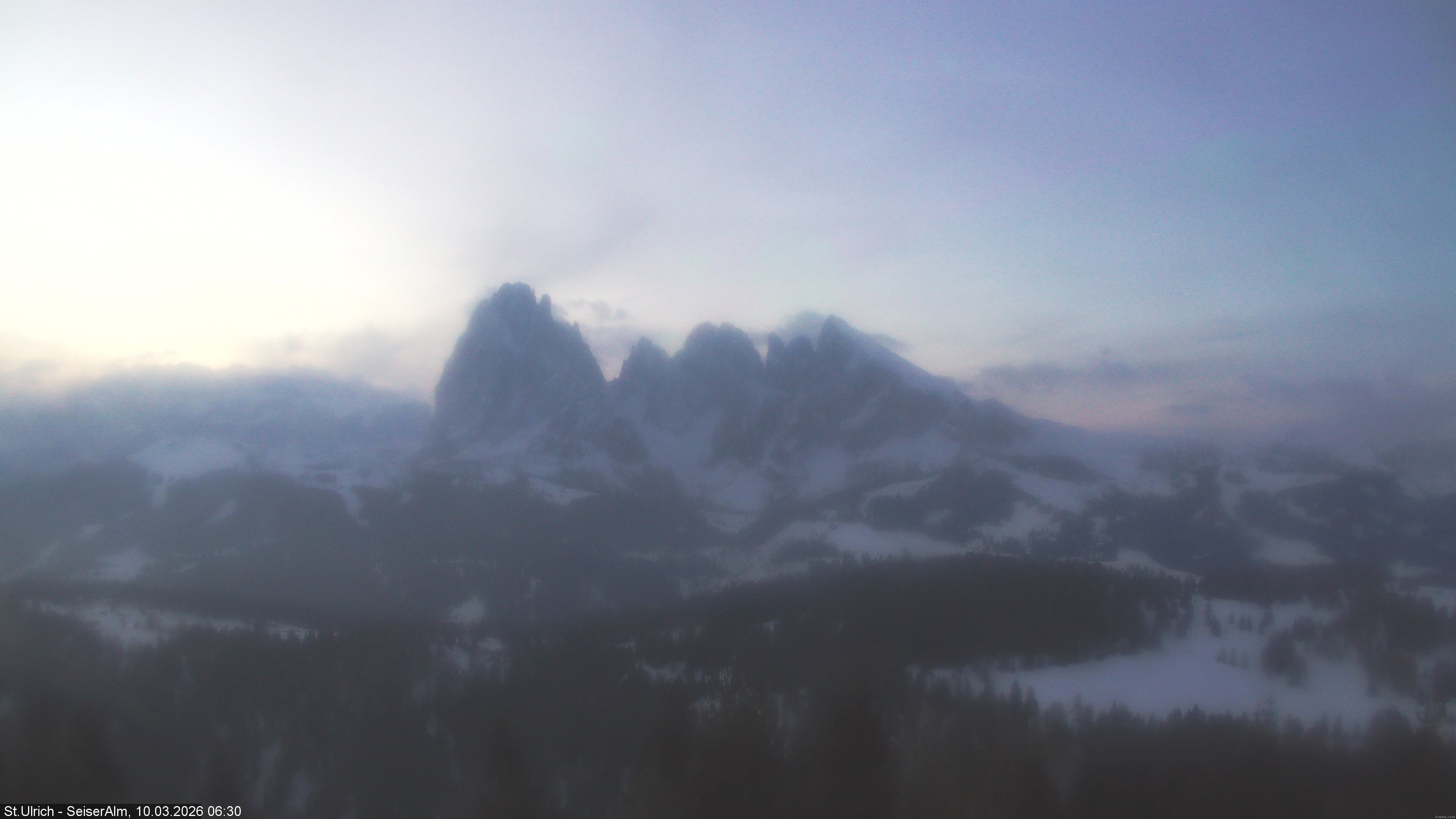 Archiv Foto Webcam Ausblick Seiser Alm