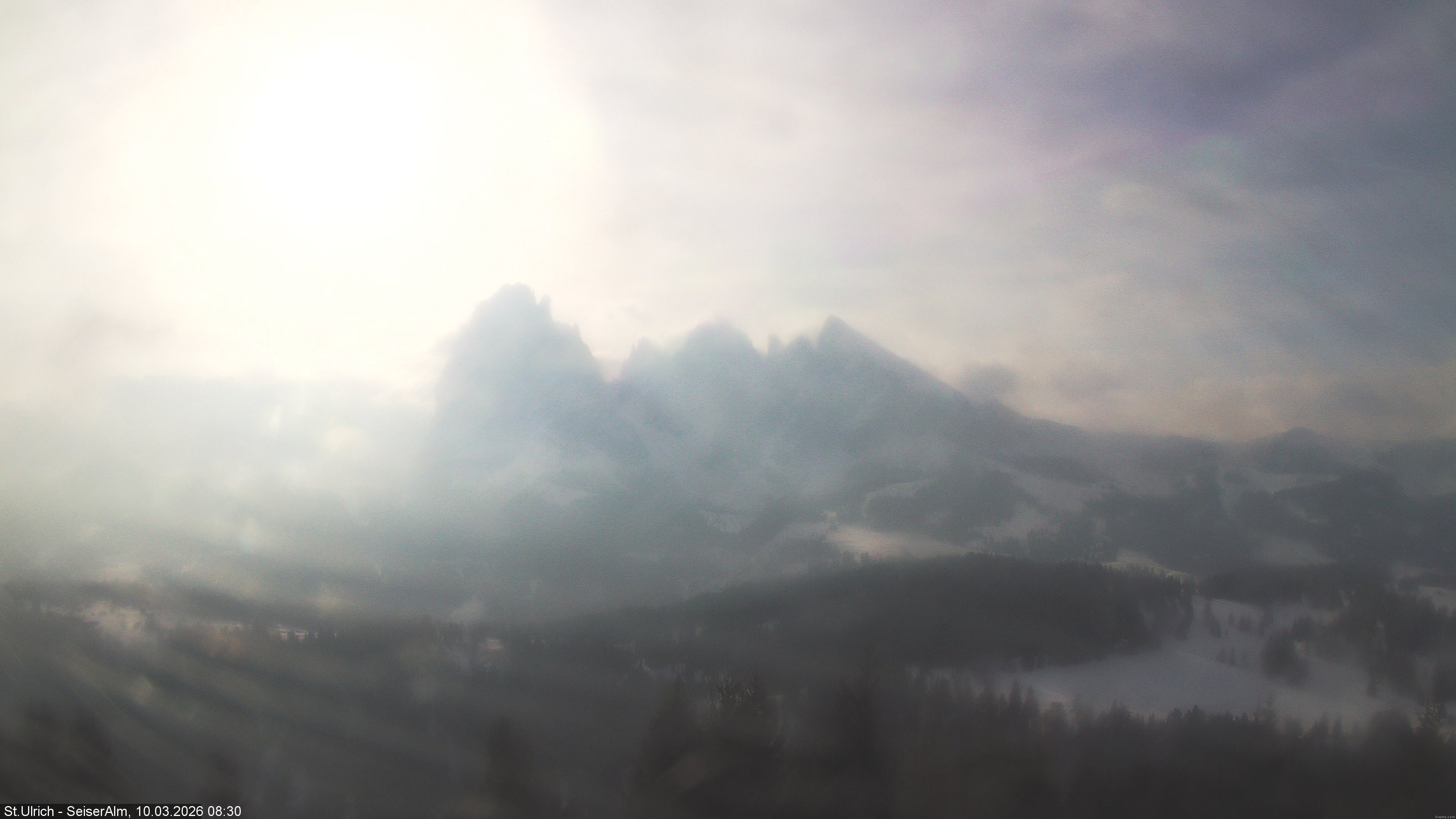 Archived image Webcam Vista Alpe di Siusi