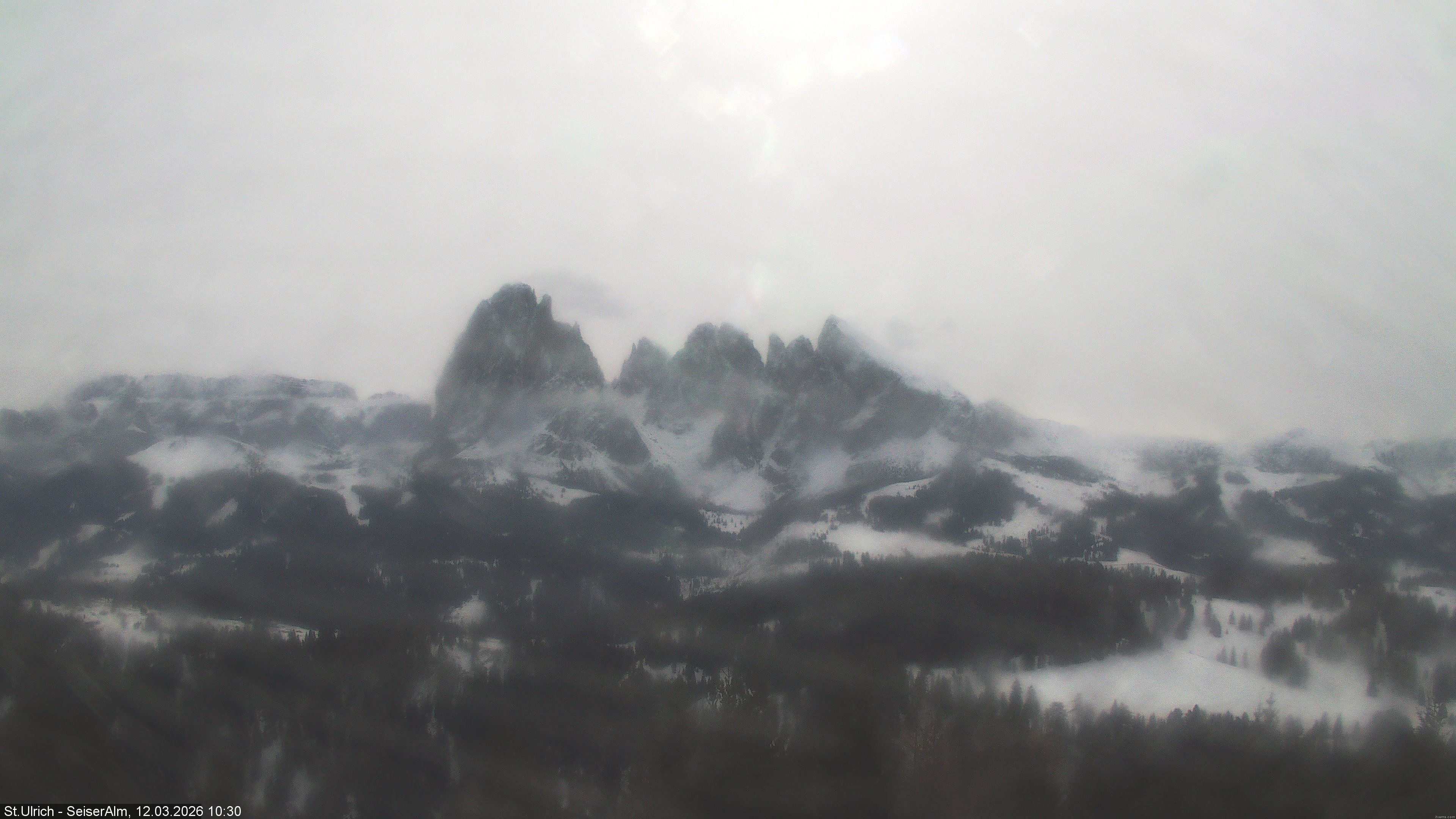 Archiv Foto Webcam Ausblick Seiser Alm