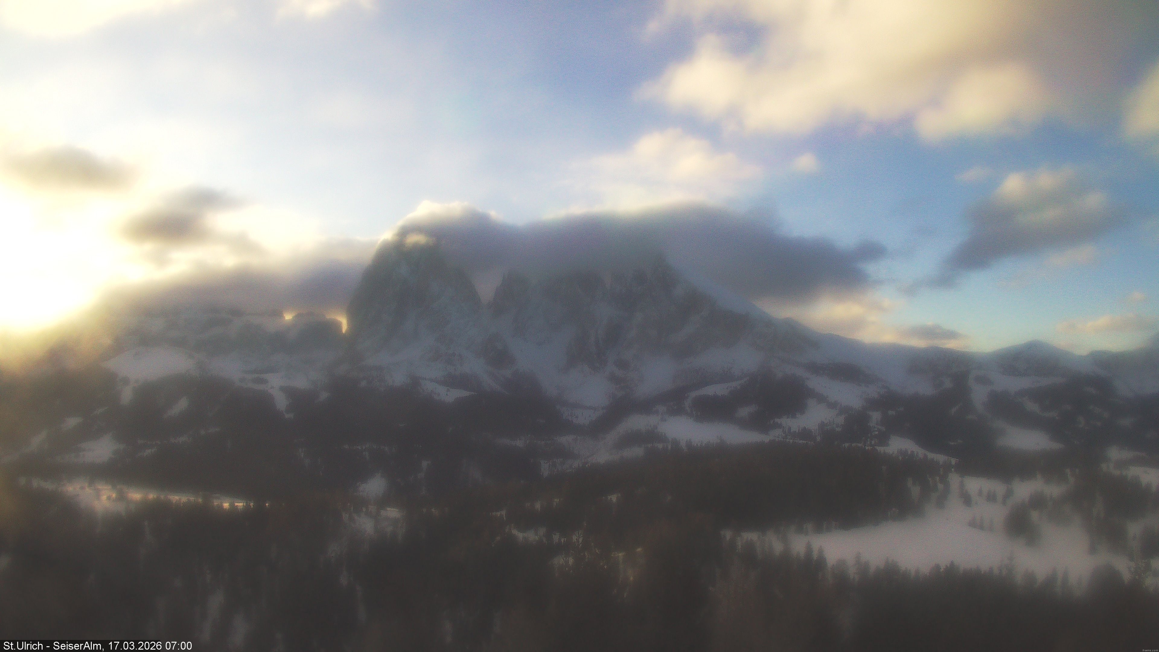 Archiv Foto Webcam Ausblick Seiser Alm