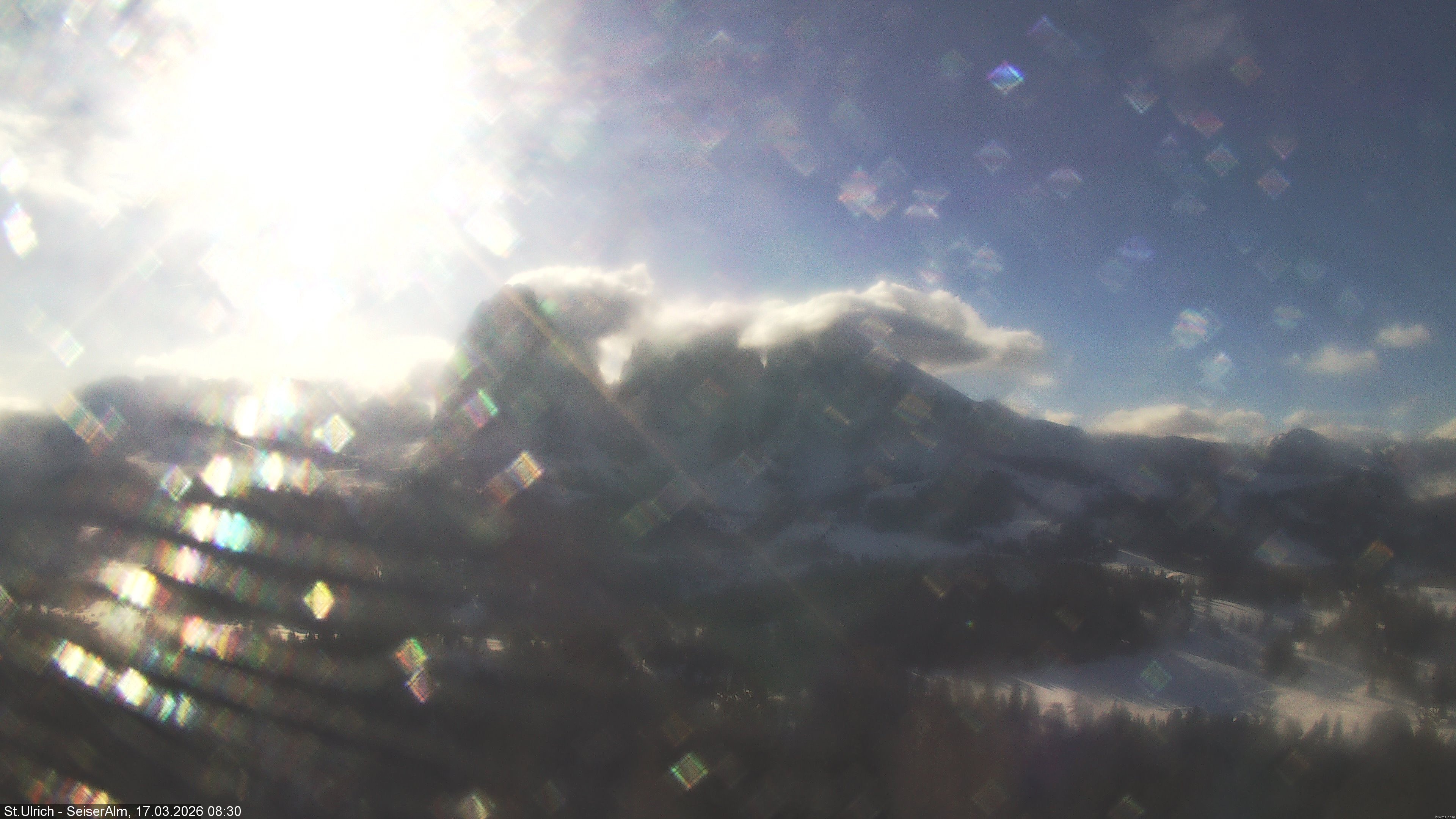 Archiv Foto Webcam Ausblick Seiser Alm