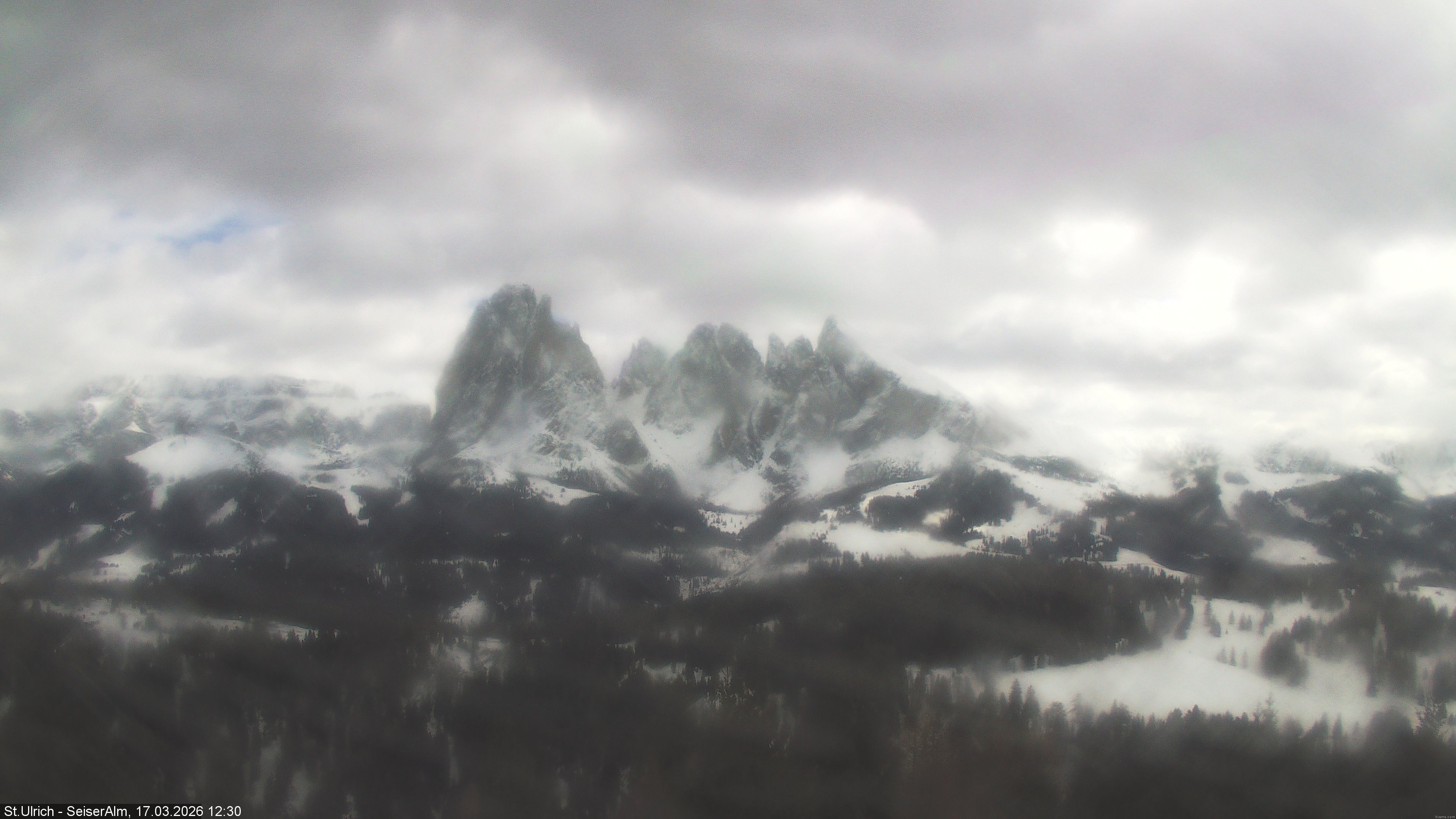 Archiv Foto Webcam Ausblick Seiser Alm