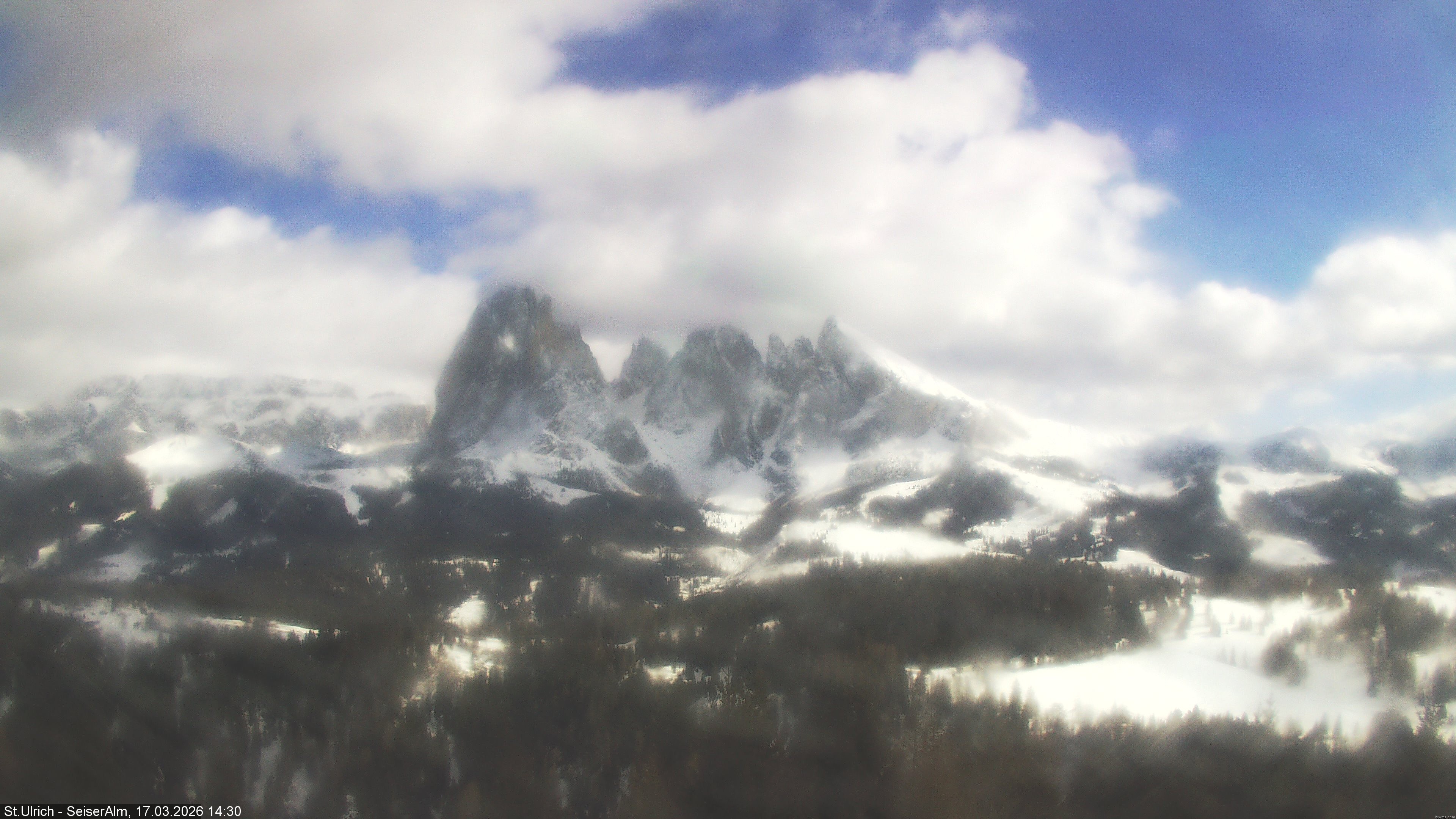 Archiv Foto Webcam Ausblick Seiser Alm