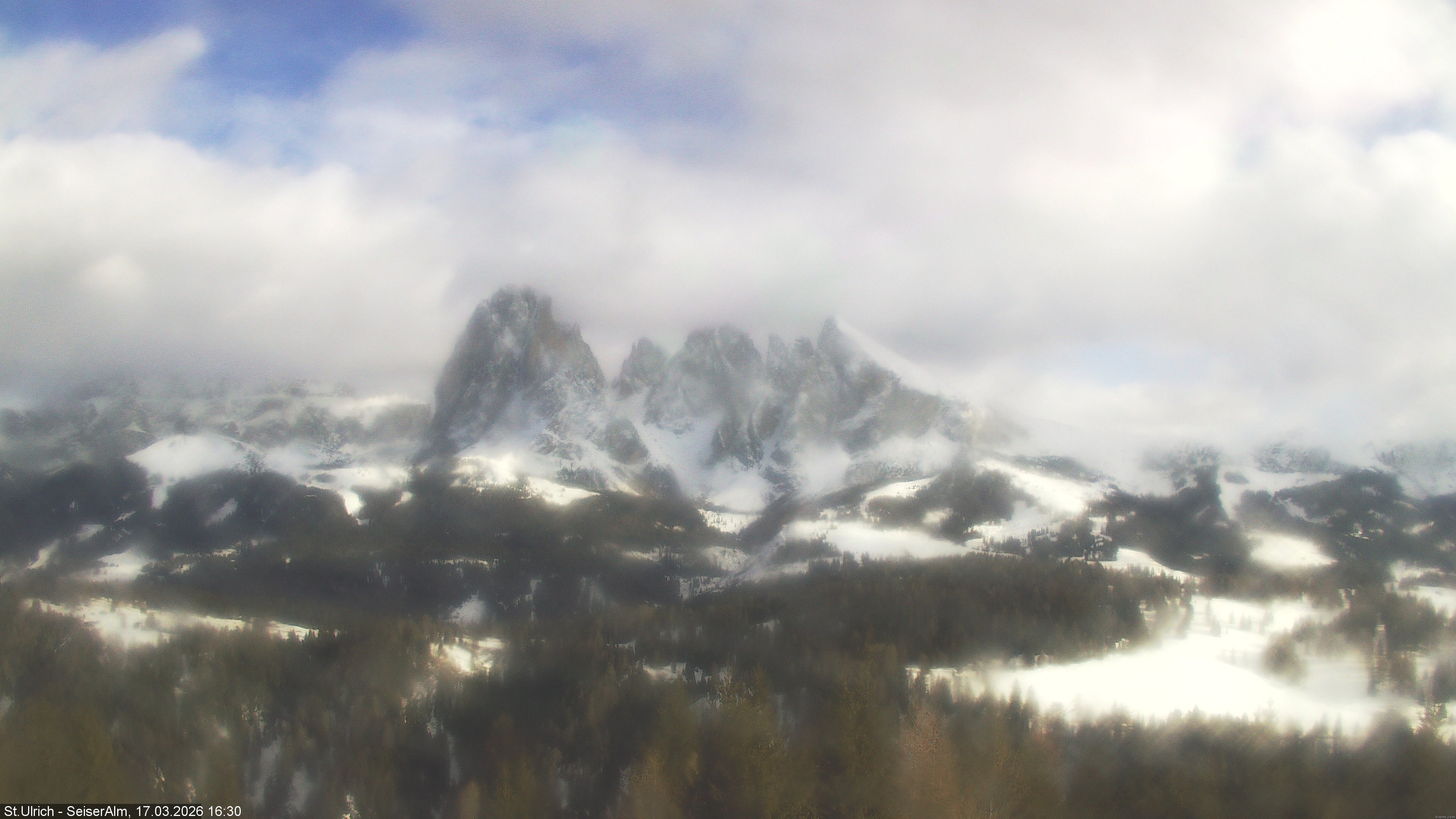 Archiv Foto Webcam Ausblick Seiser Alm