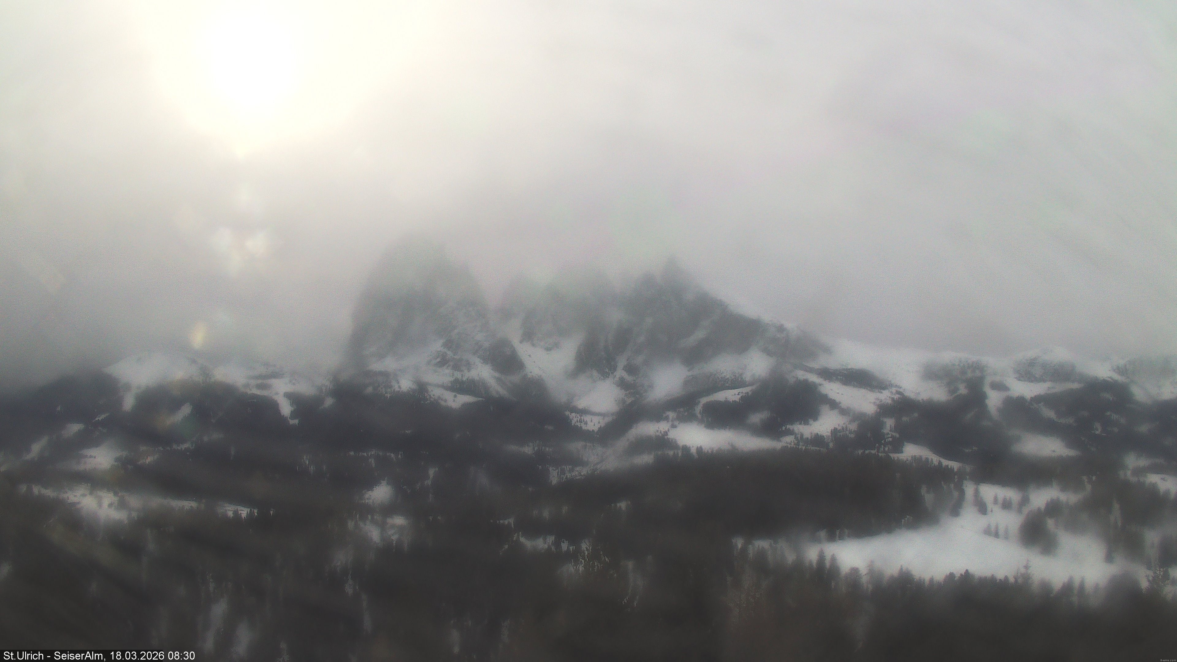 Archiv Foto Webcam Ausblick Seiser Alm