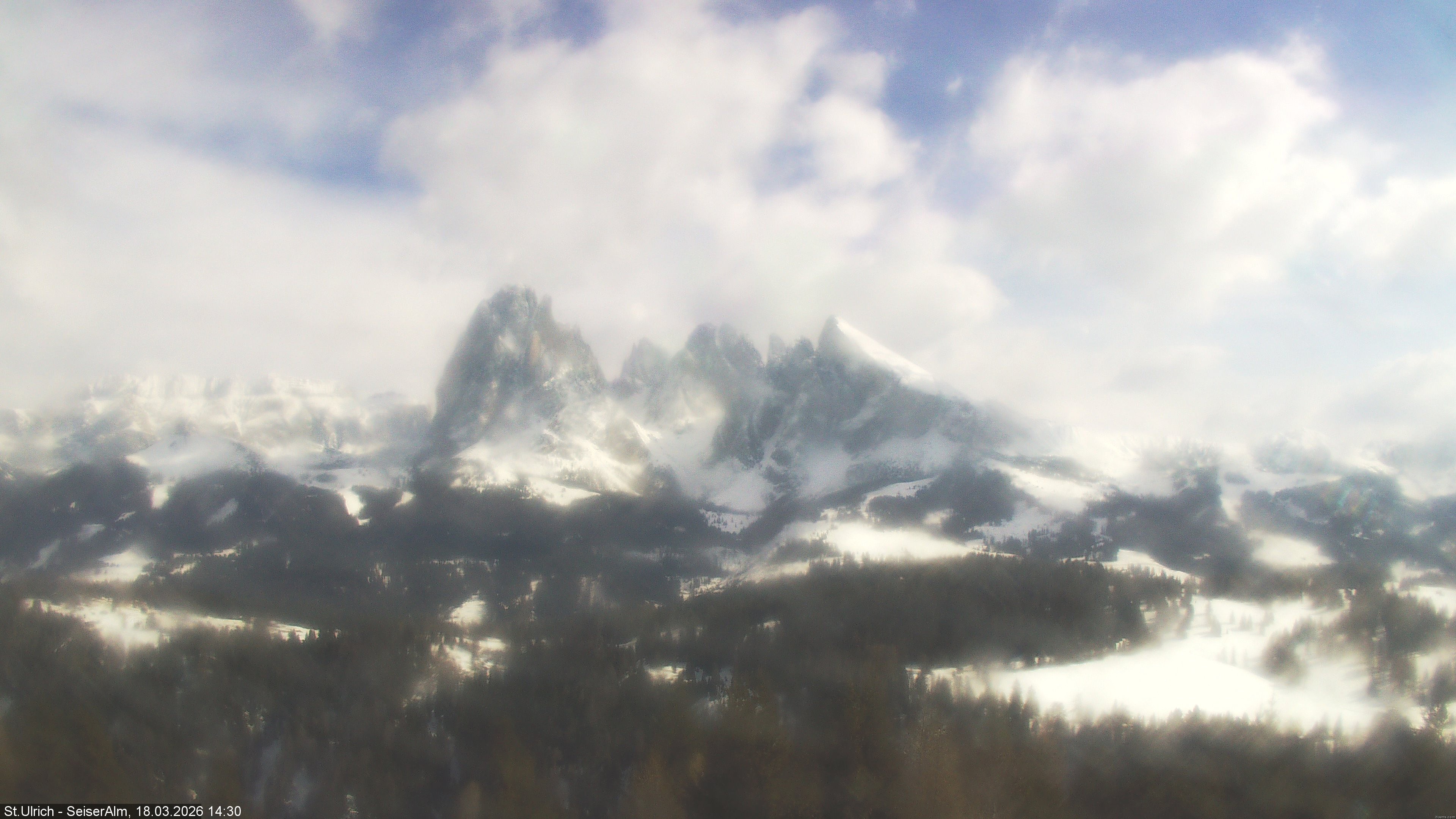 Archiv Foto Webcam Ausblick Seiser Alm