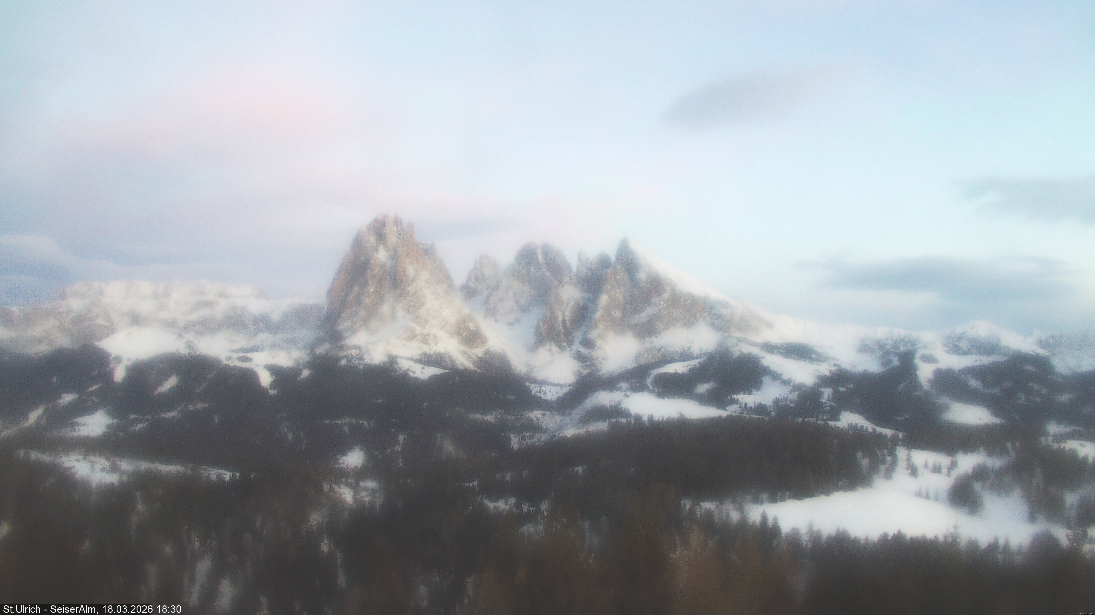 Archived image Webcam Vista Alpe di Siusi