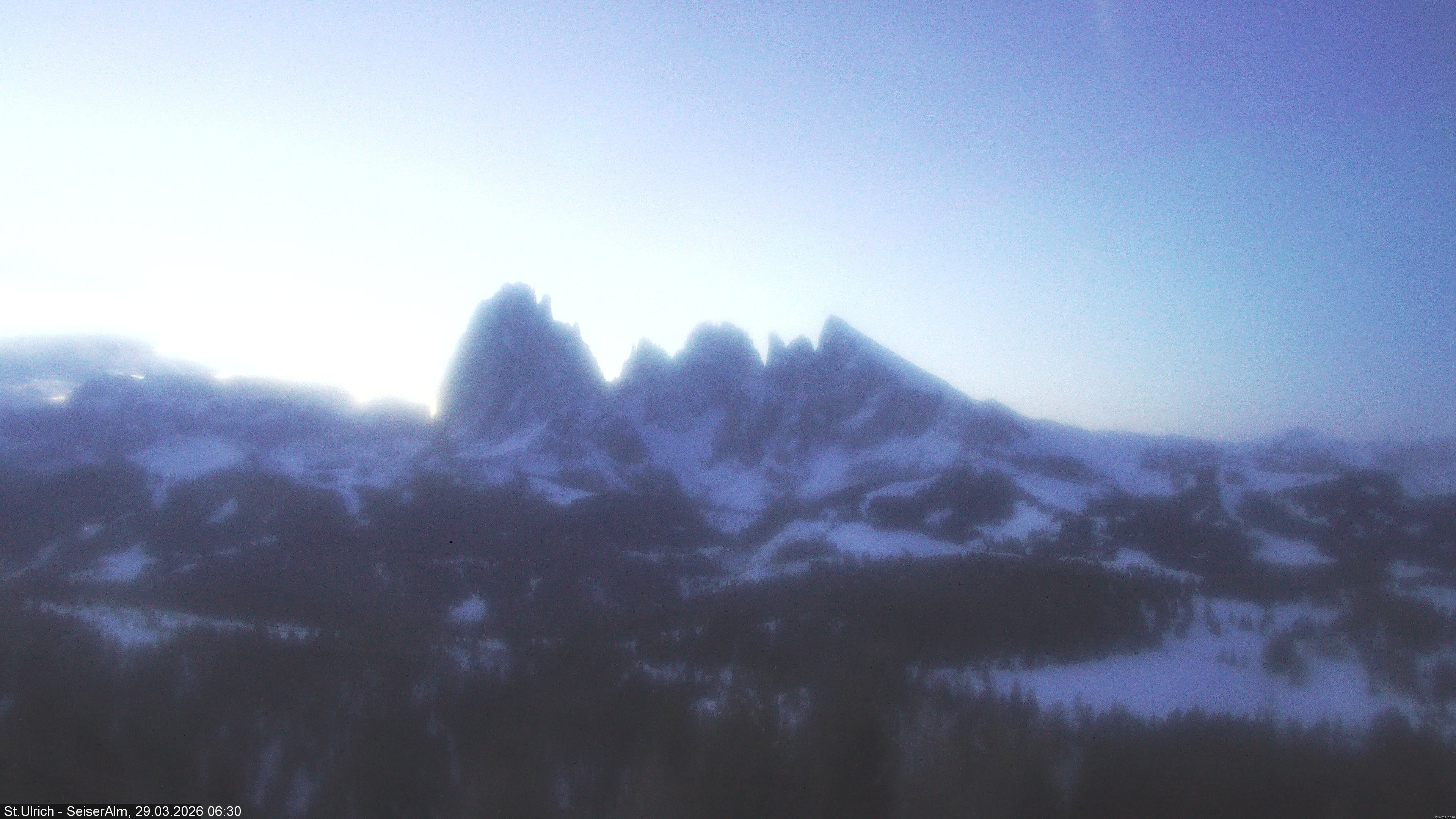 Archiv Foto Webcam Ausblick Seiser Alm