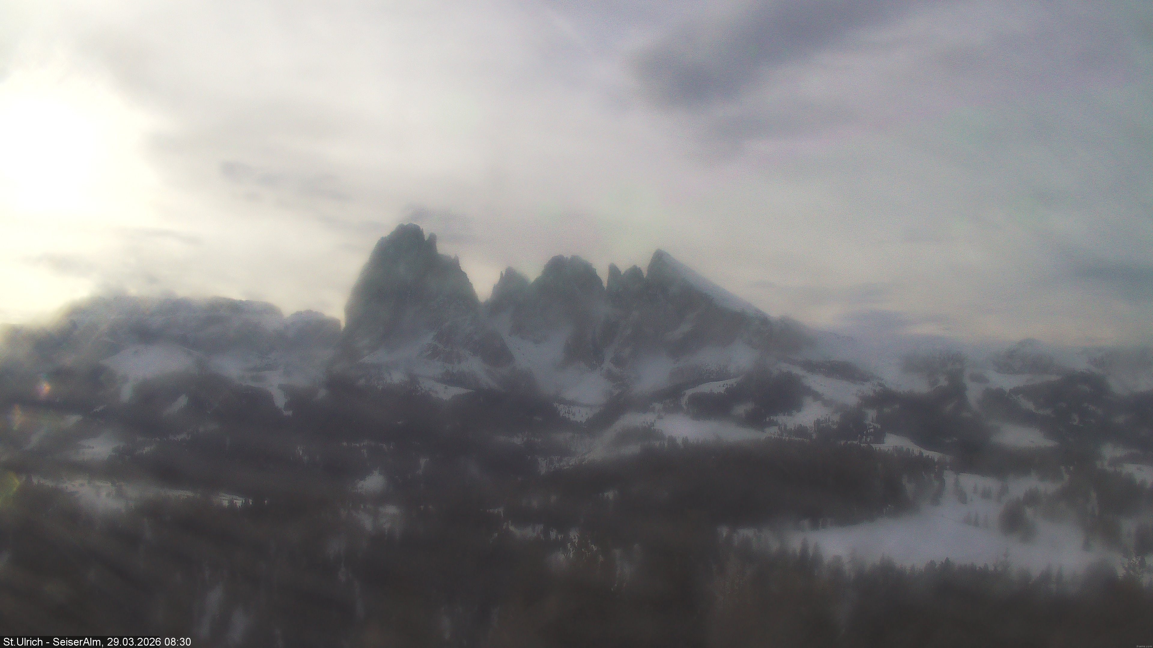 Archiv Foto Webcam Ausblick Seiser Alm