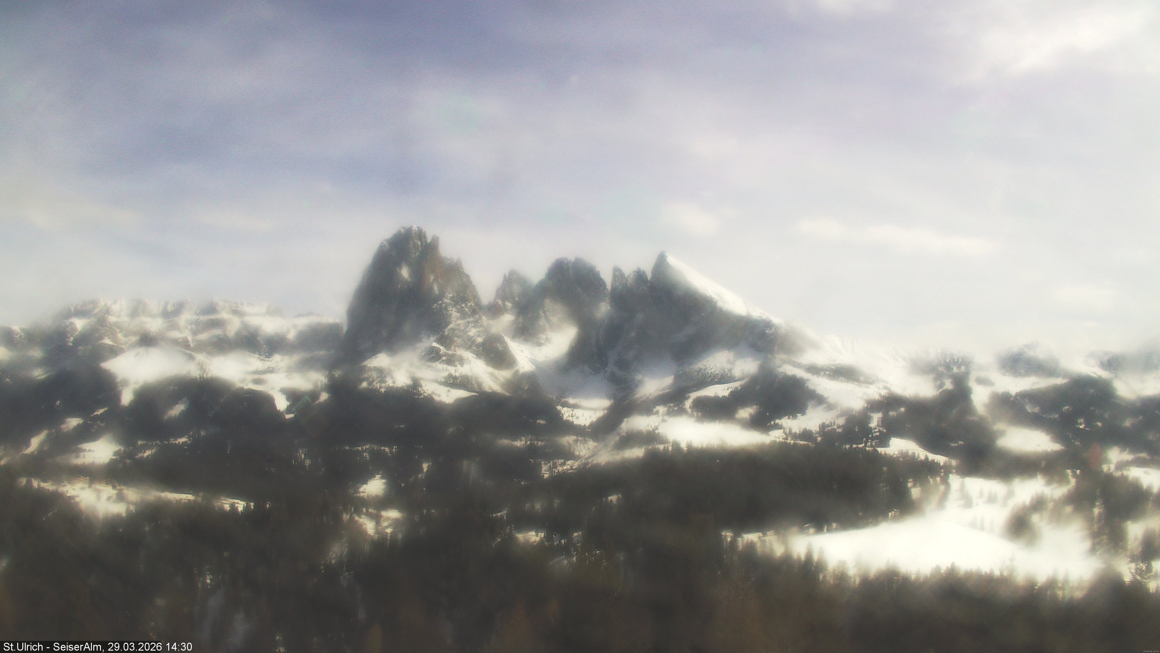 Archiv Foto Webcam Ausblick Seiser Alm