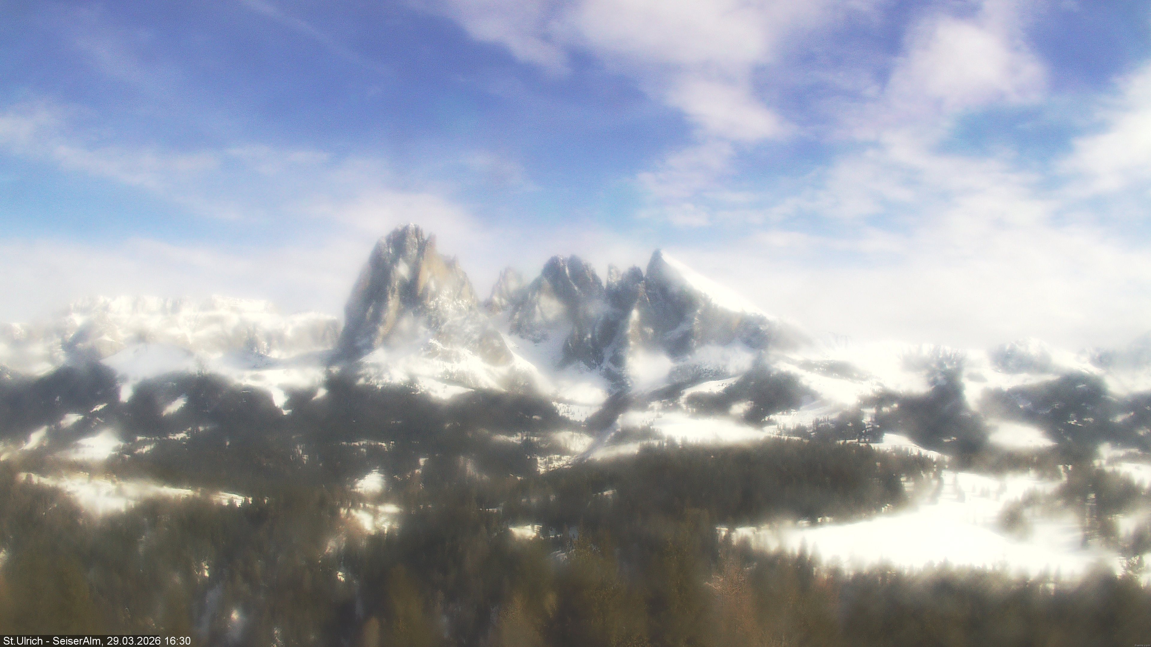 Archiv Foto Webcam Ausblick Seiser Alm