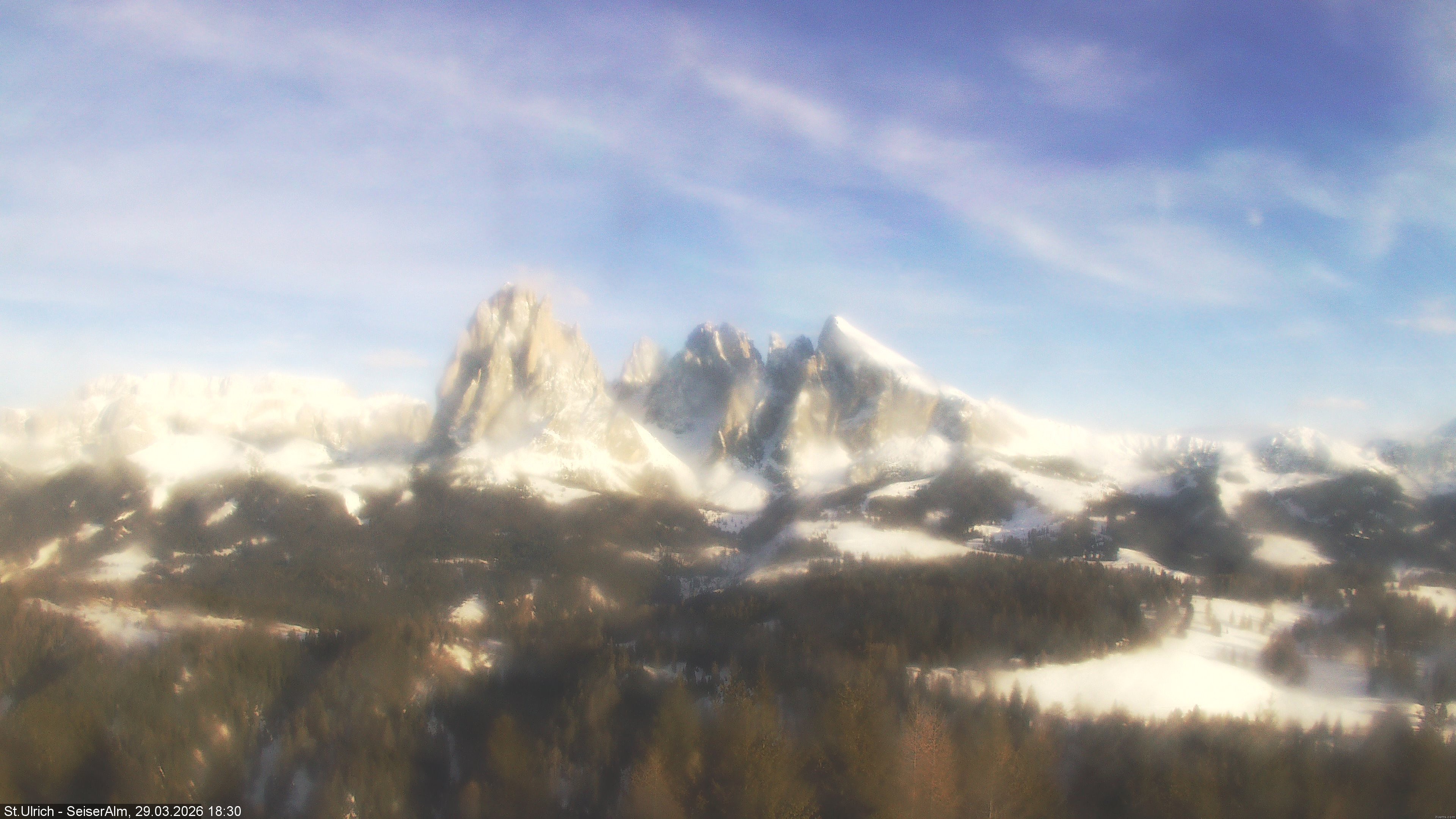 Archiv Foto Webcam Ausblick Seiser Alm