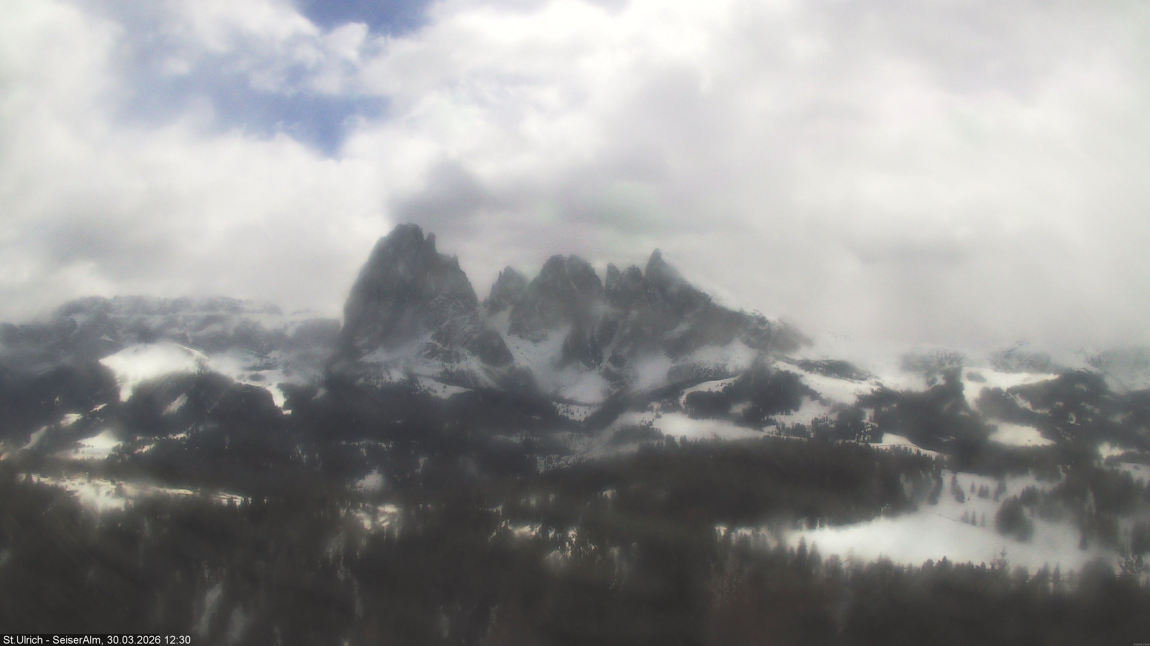Archived image Webcam Vista Alpe di Siusi