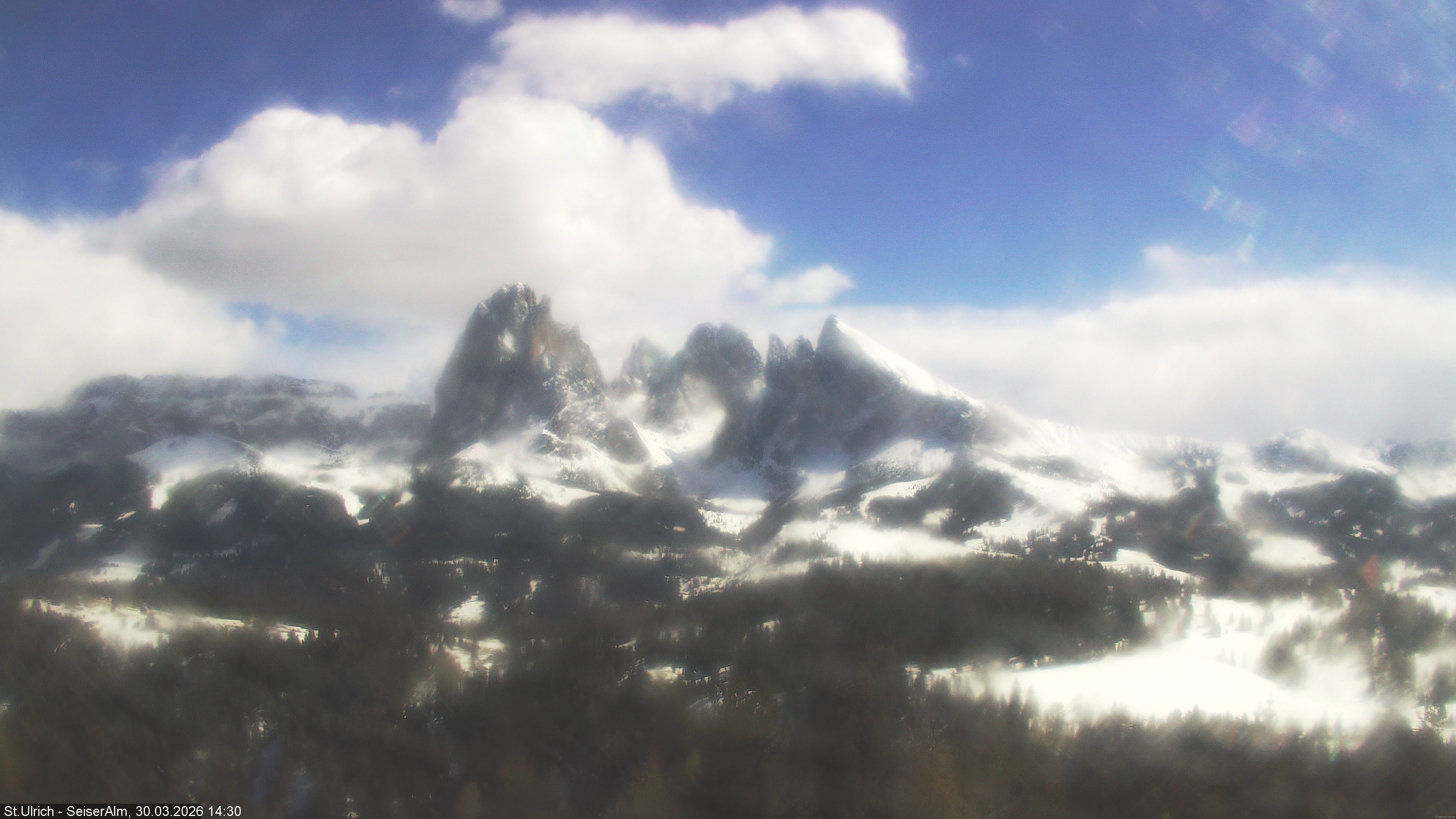 Archiv Foto Webcam Ausblick Seiser Alm