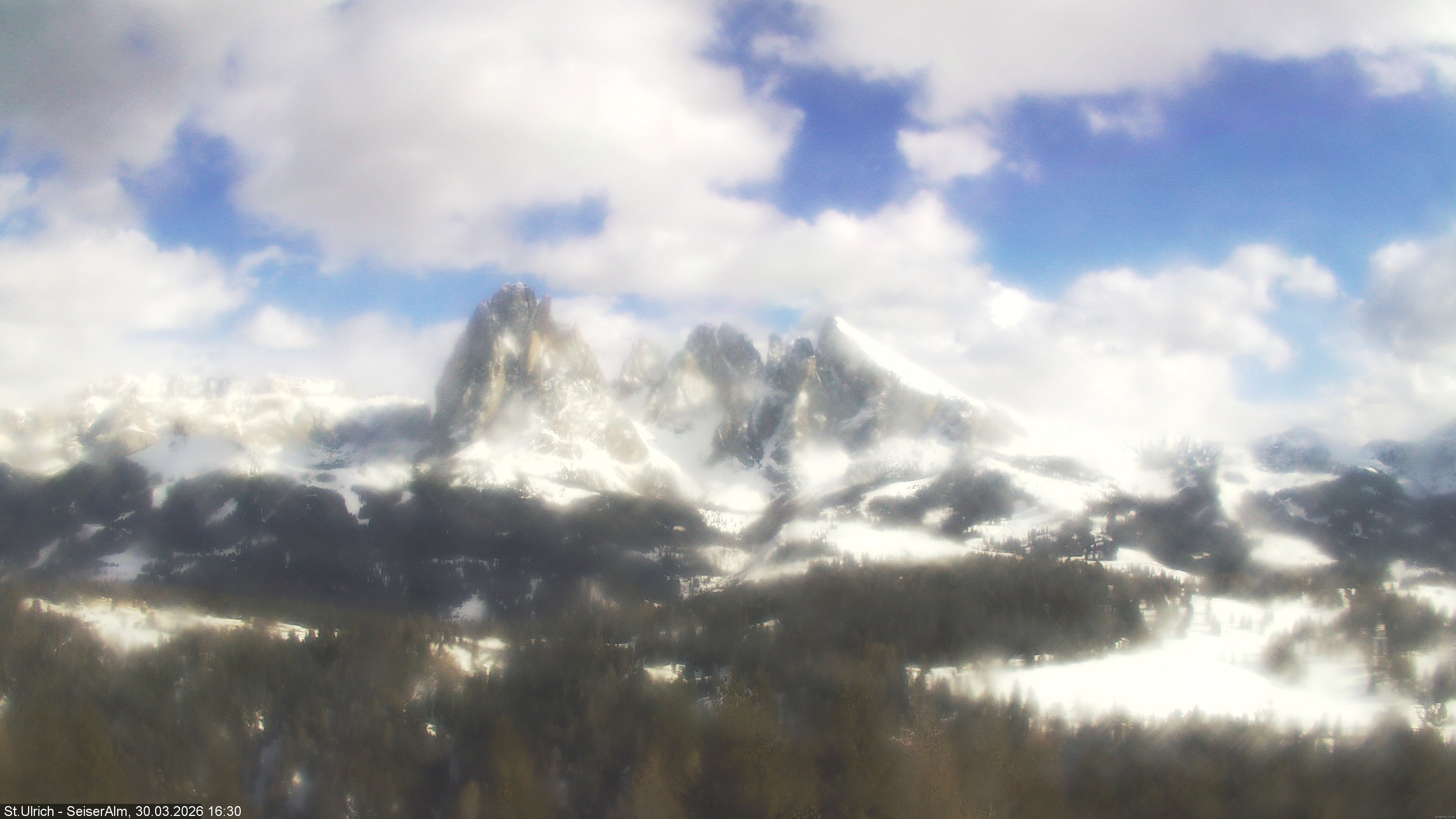 Archiv Foto Webcam Ausblick Seiser Alm