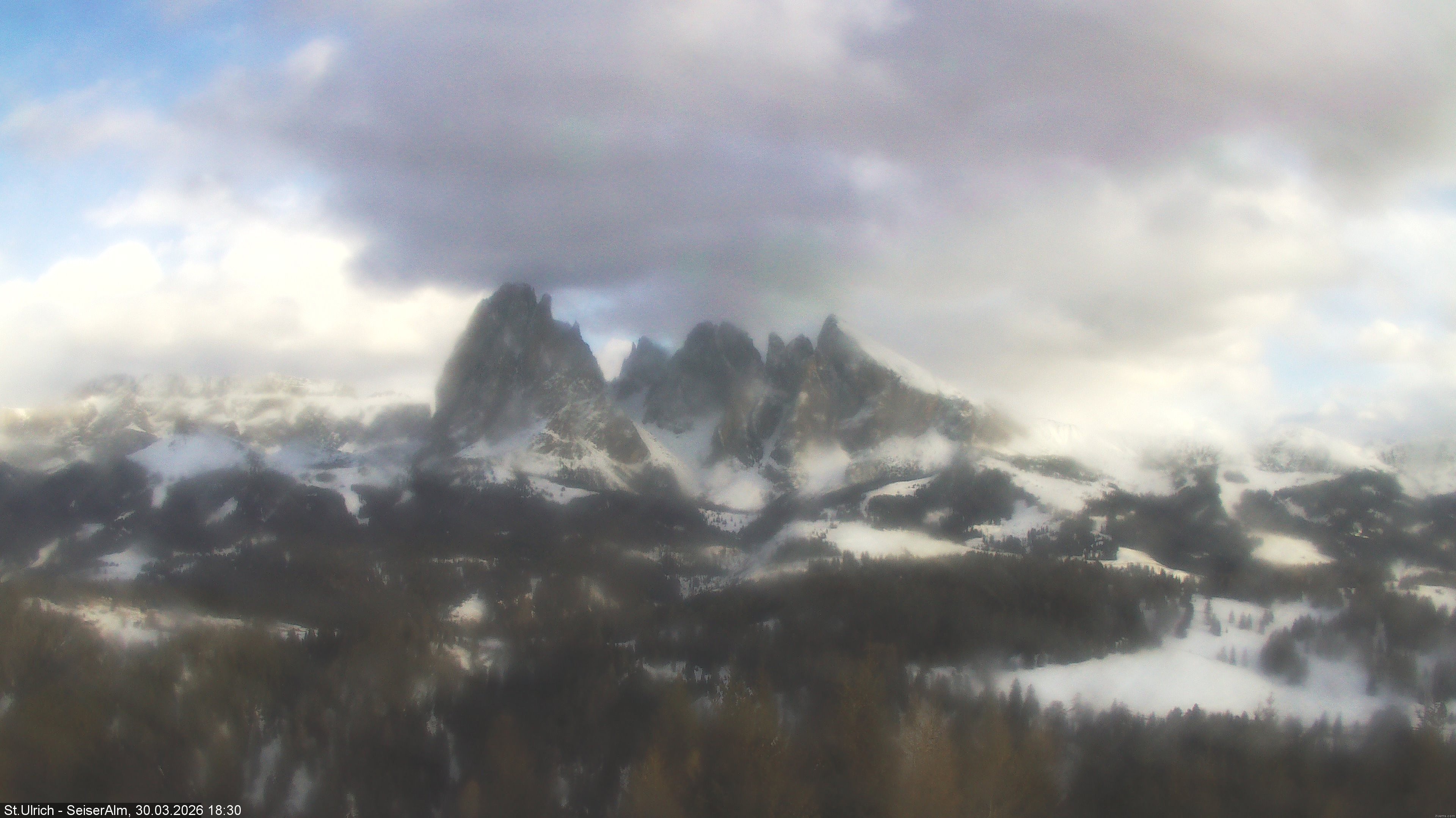 Archiv Foto Webcam Ausblick Seiser Alm