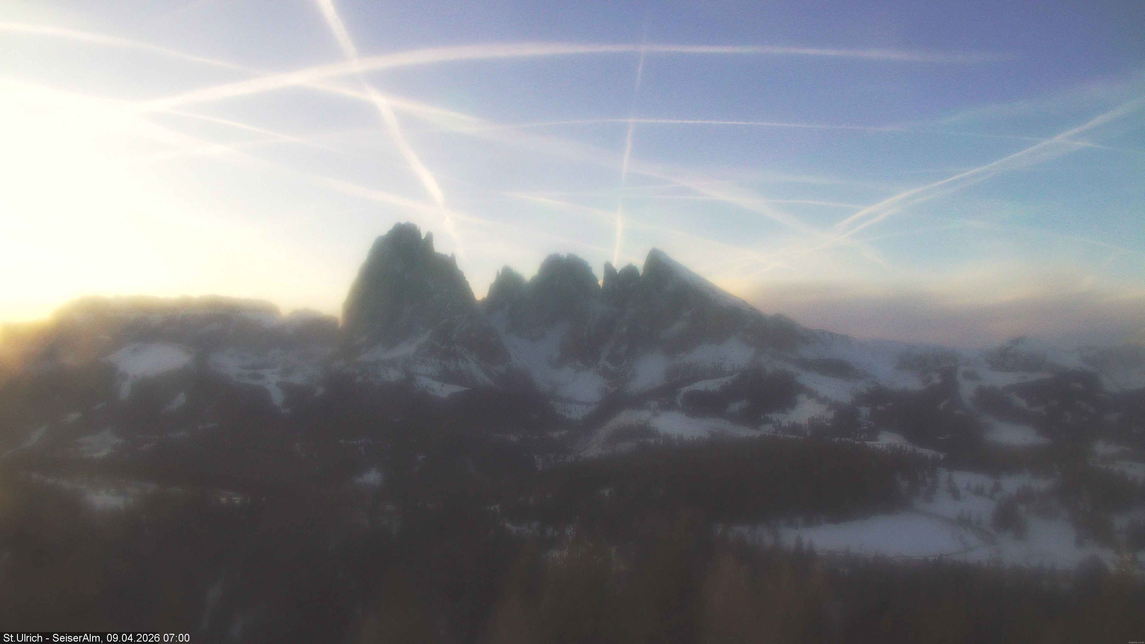 Archived image Webcam Vista Alpe di Siusi