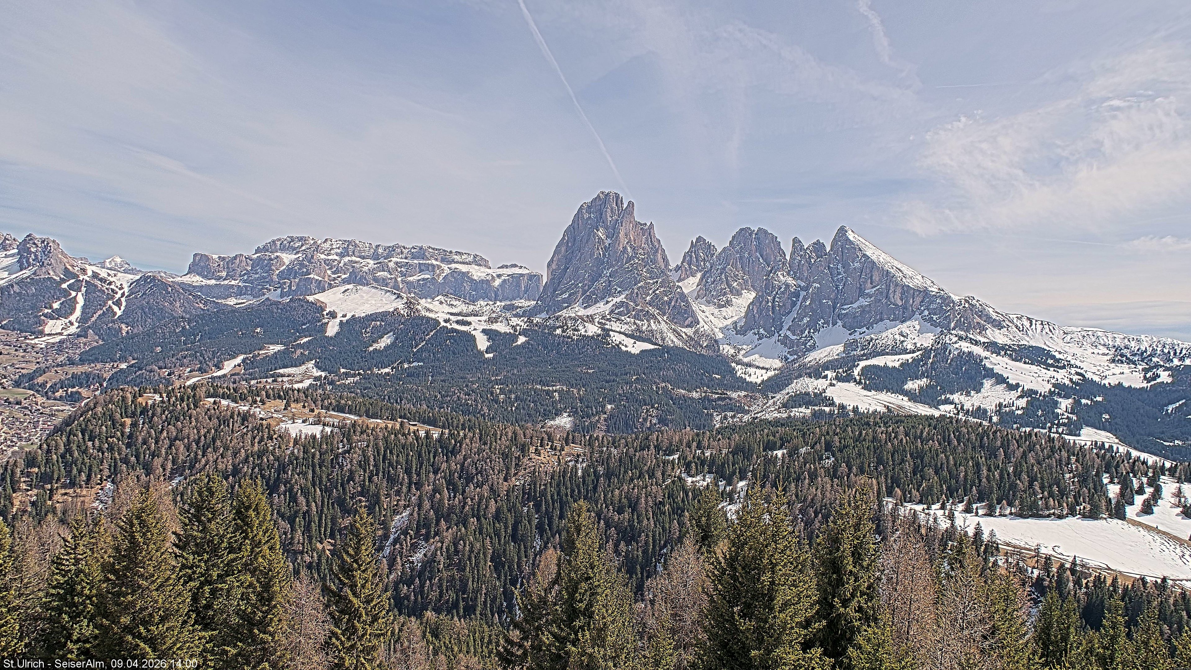 Archived image Webcam Vista Alpe di Siusi