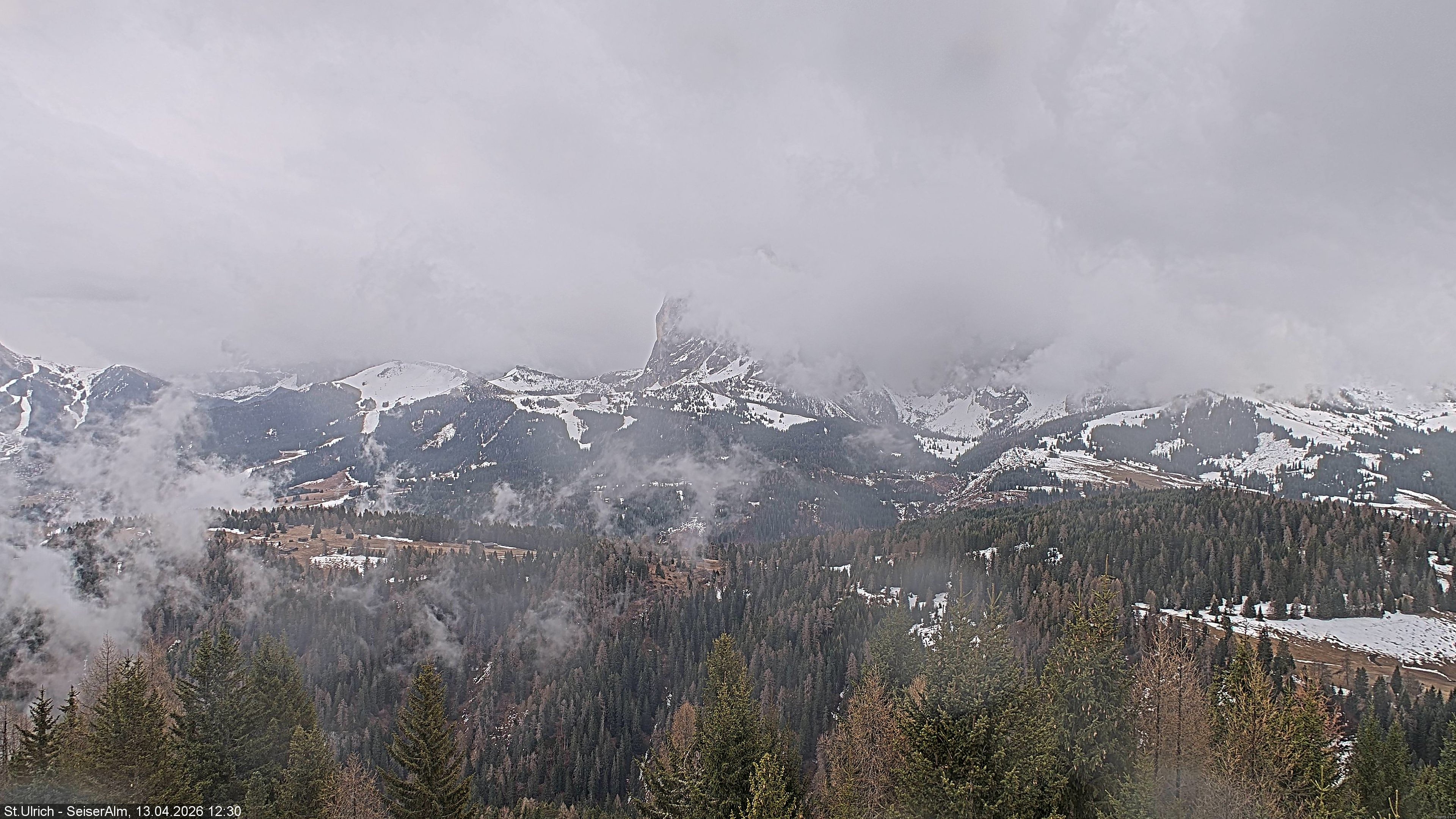 Archiv Foto Webcam Ausblick Seiser Alm