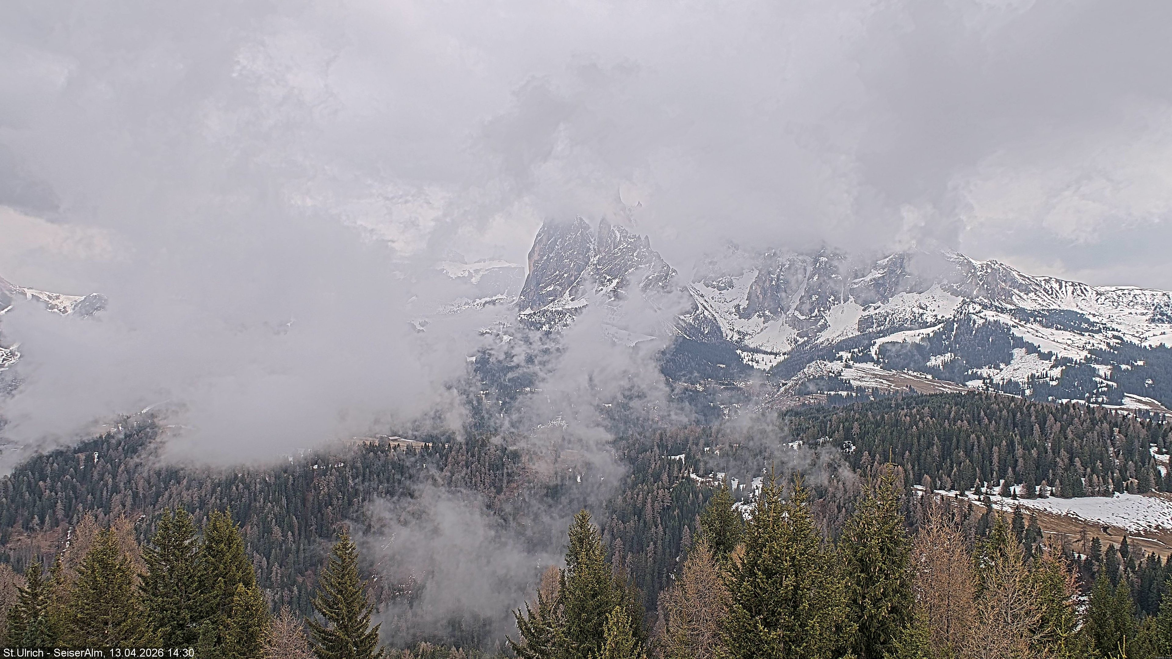 Archiv Foto Webcam Ausblick Seiser Alm