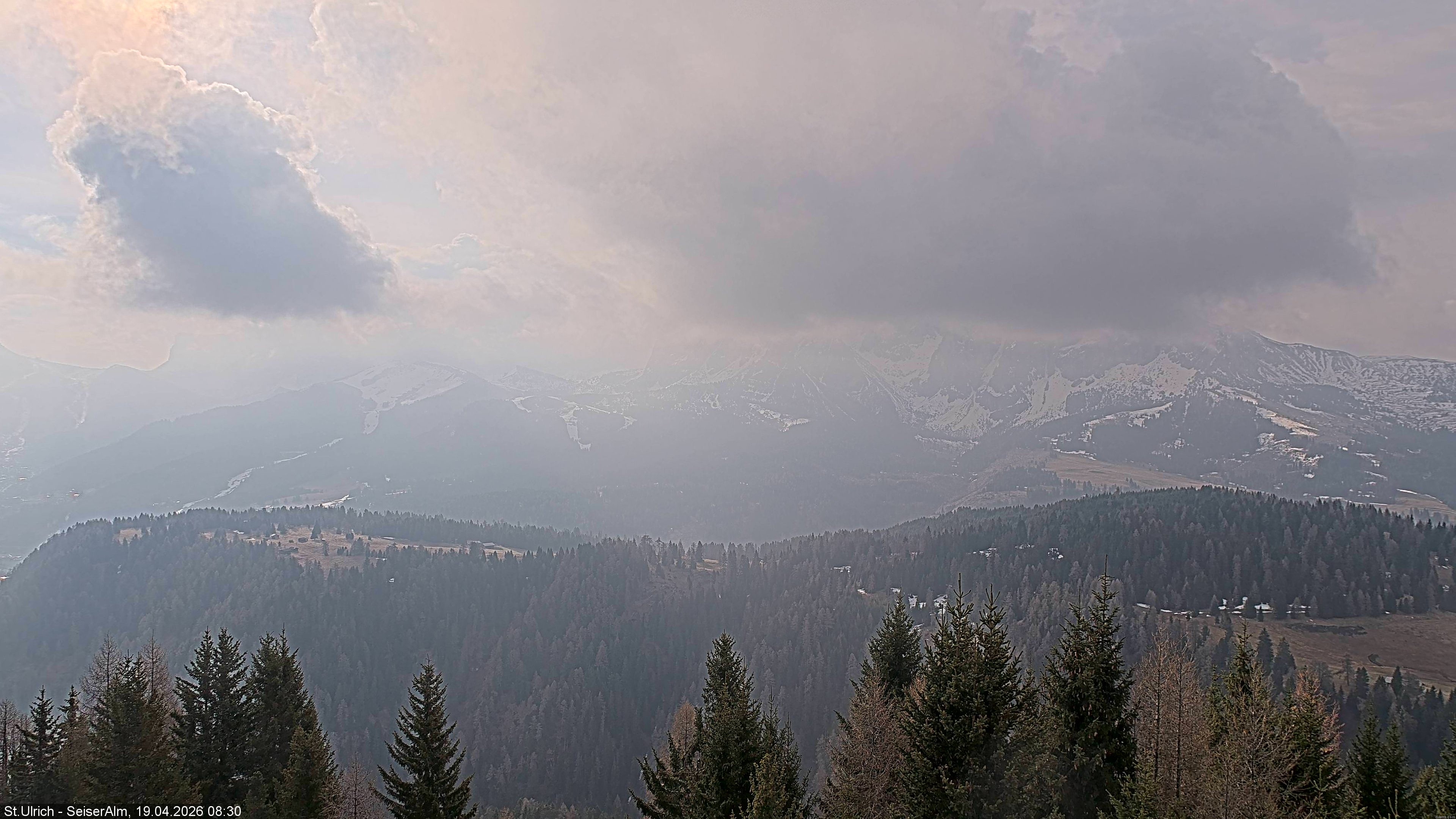 Archived image Webcam Vista Alpe di Siusi