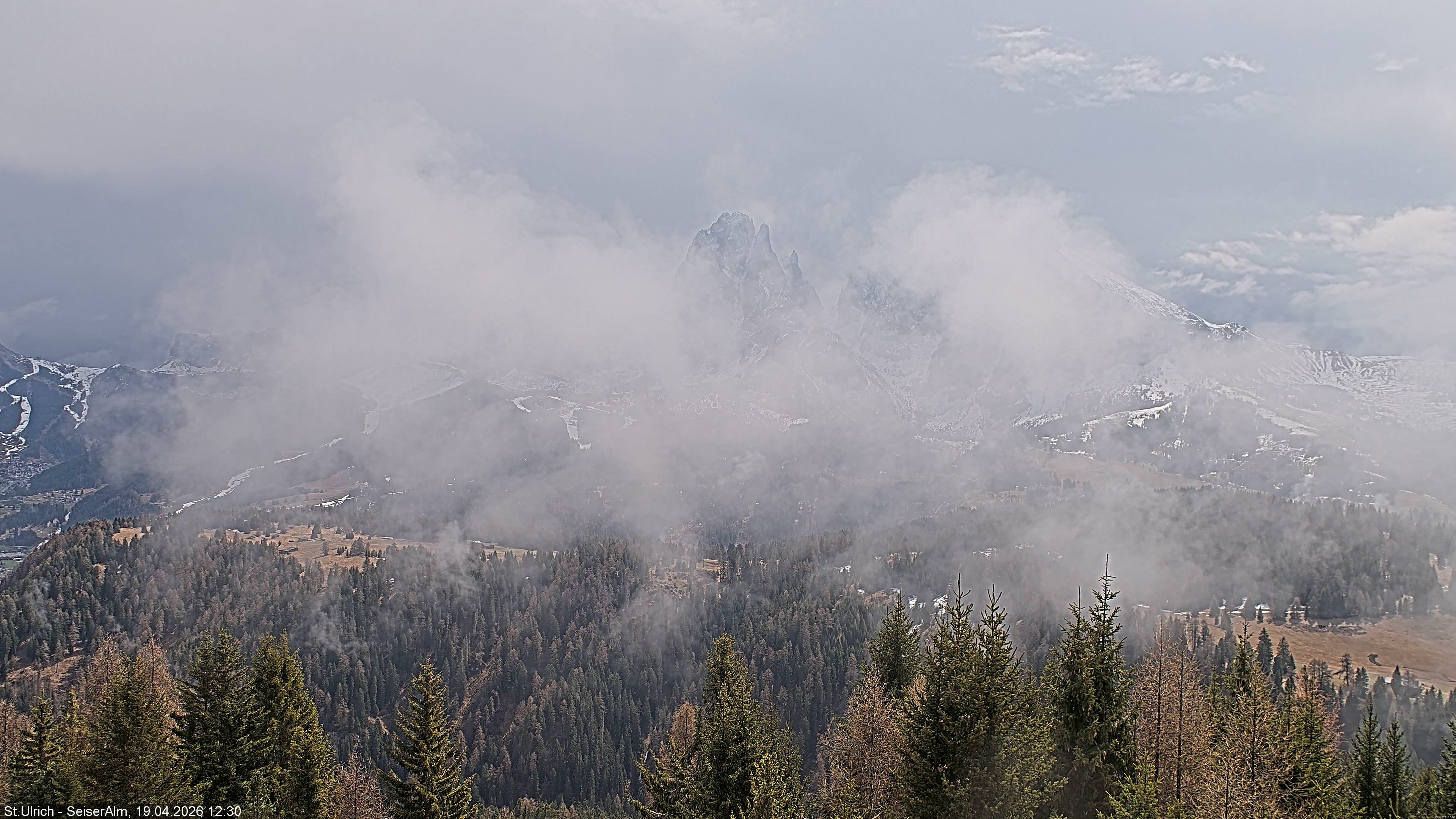 Archiv Foto Webcam Ausblick Seiser Alm