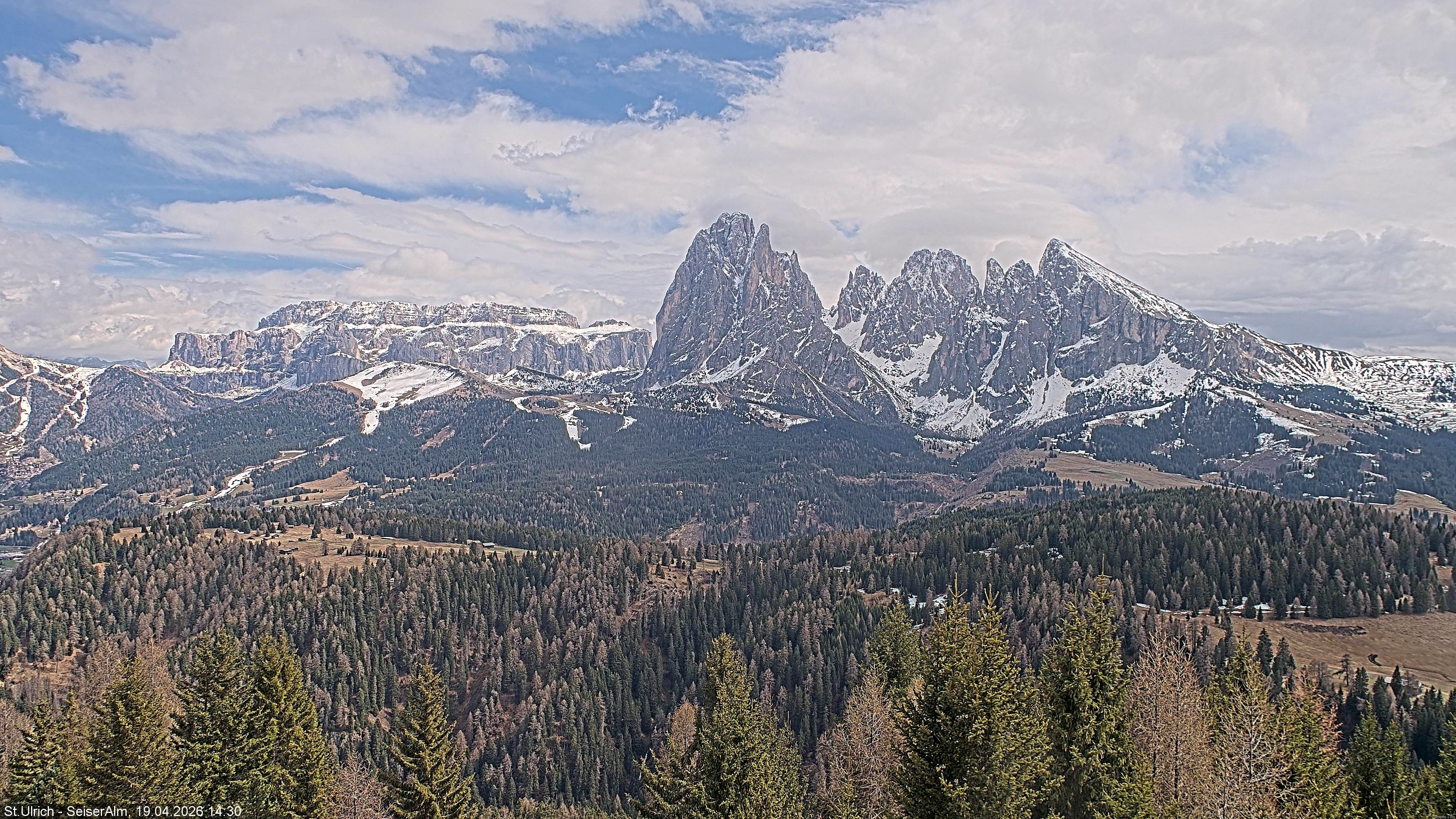 Archiv Foto Webcam Ausblick Seiser Alm