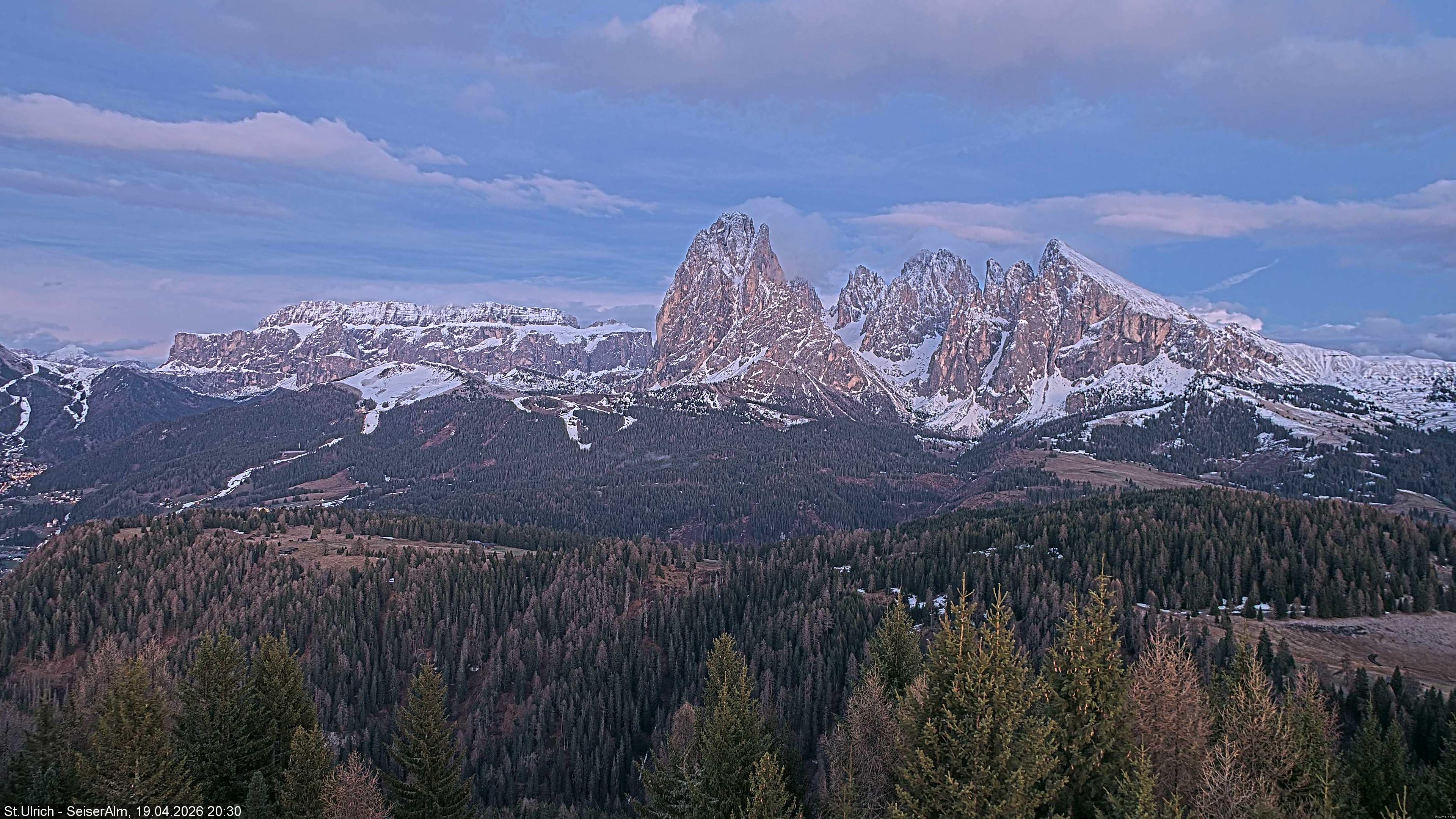 Archiv Foto Webcam Ausblick Seiser Alm
