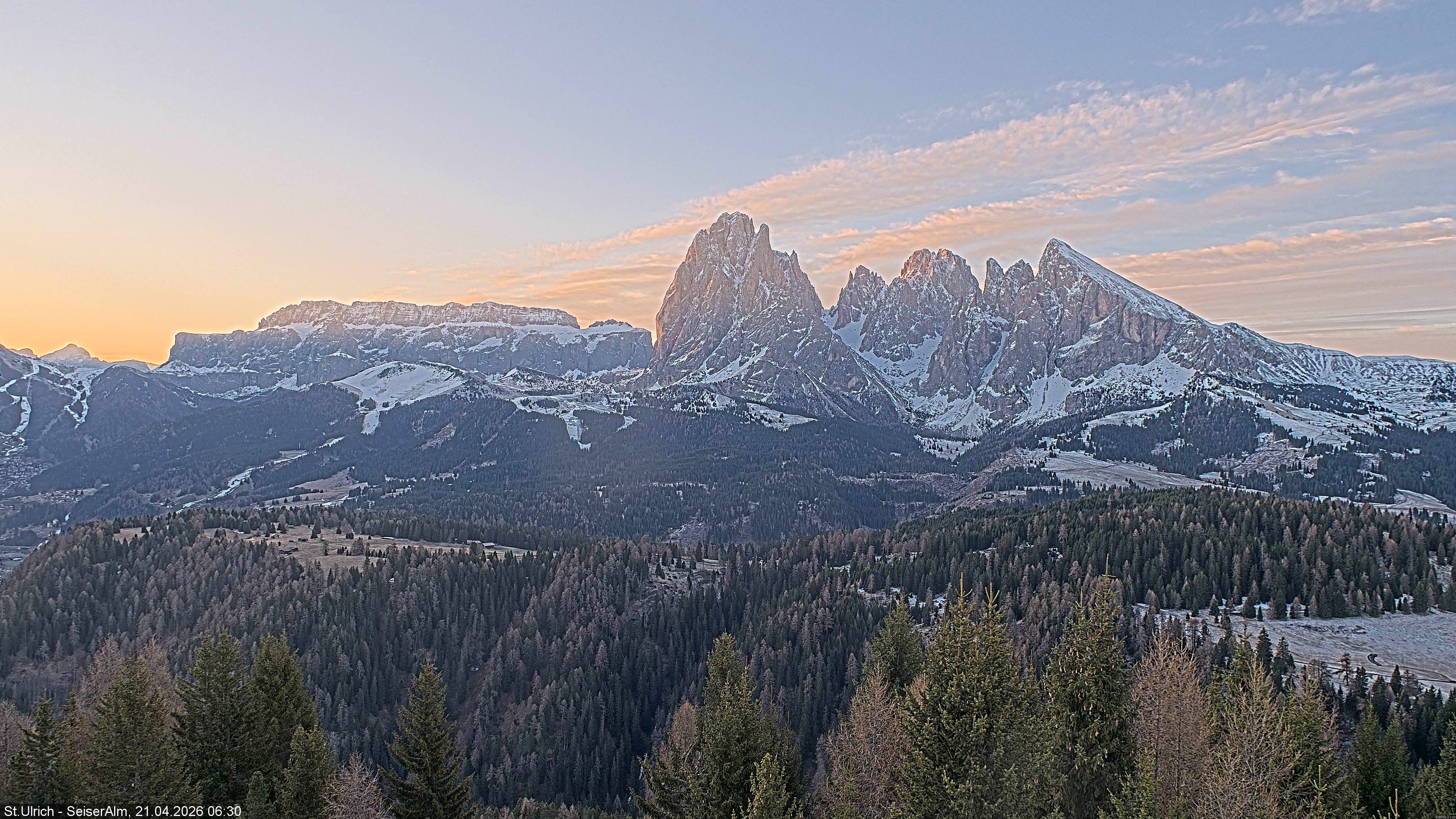 Archiv Foto Webcam Ausblick Seiser Alm