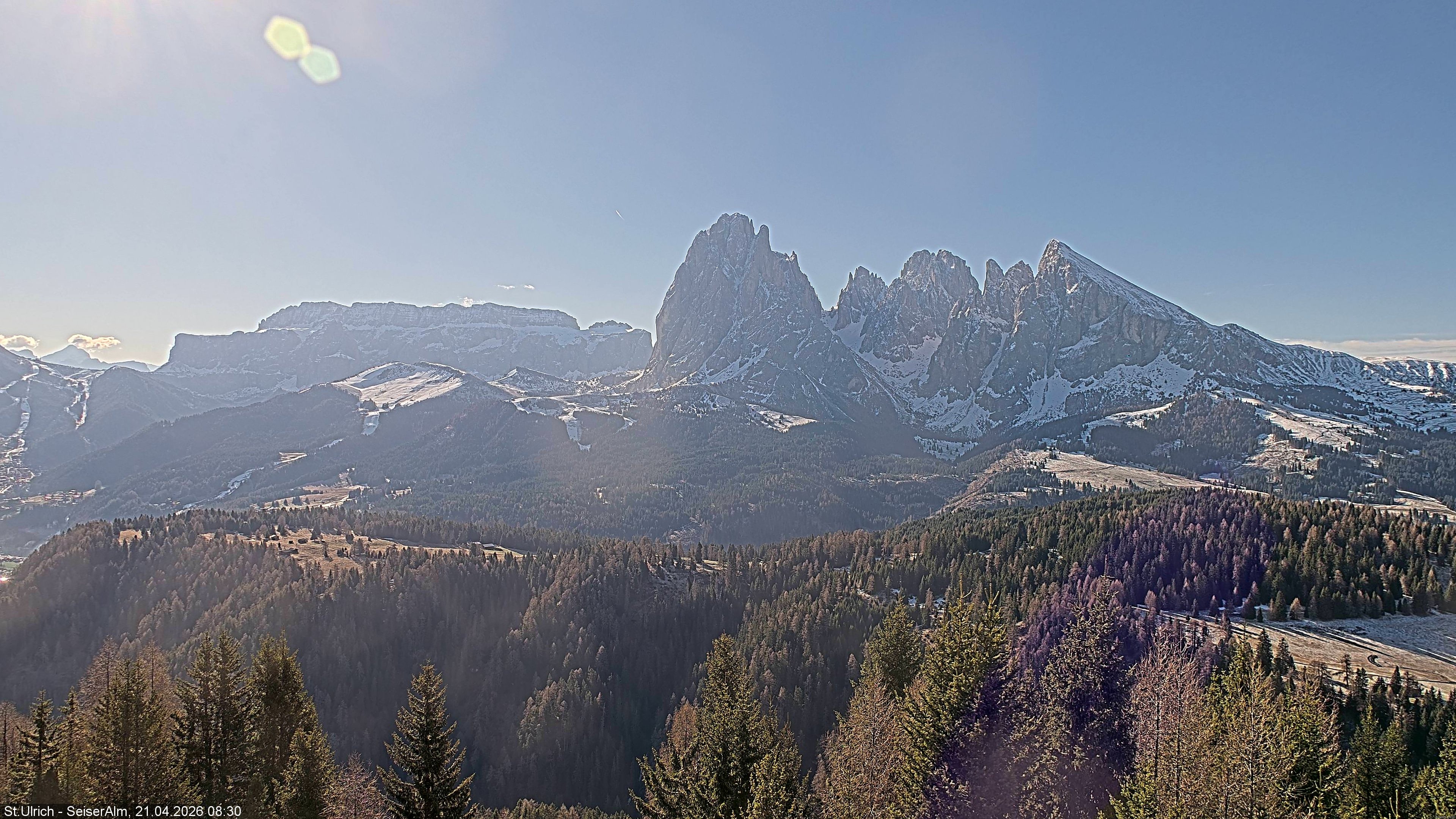 Archiv Foto Webcam Ausblick Seiser Alm