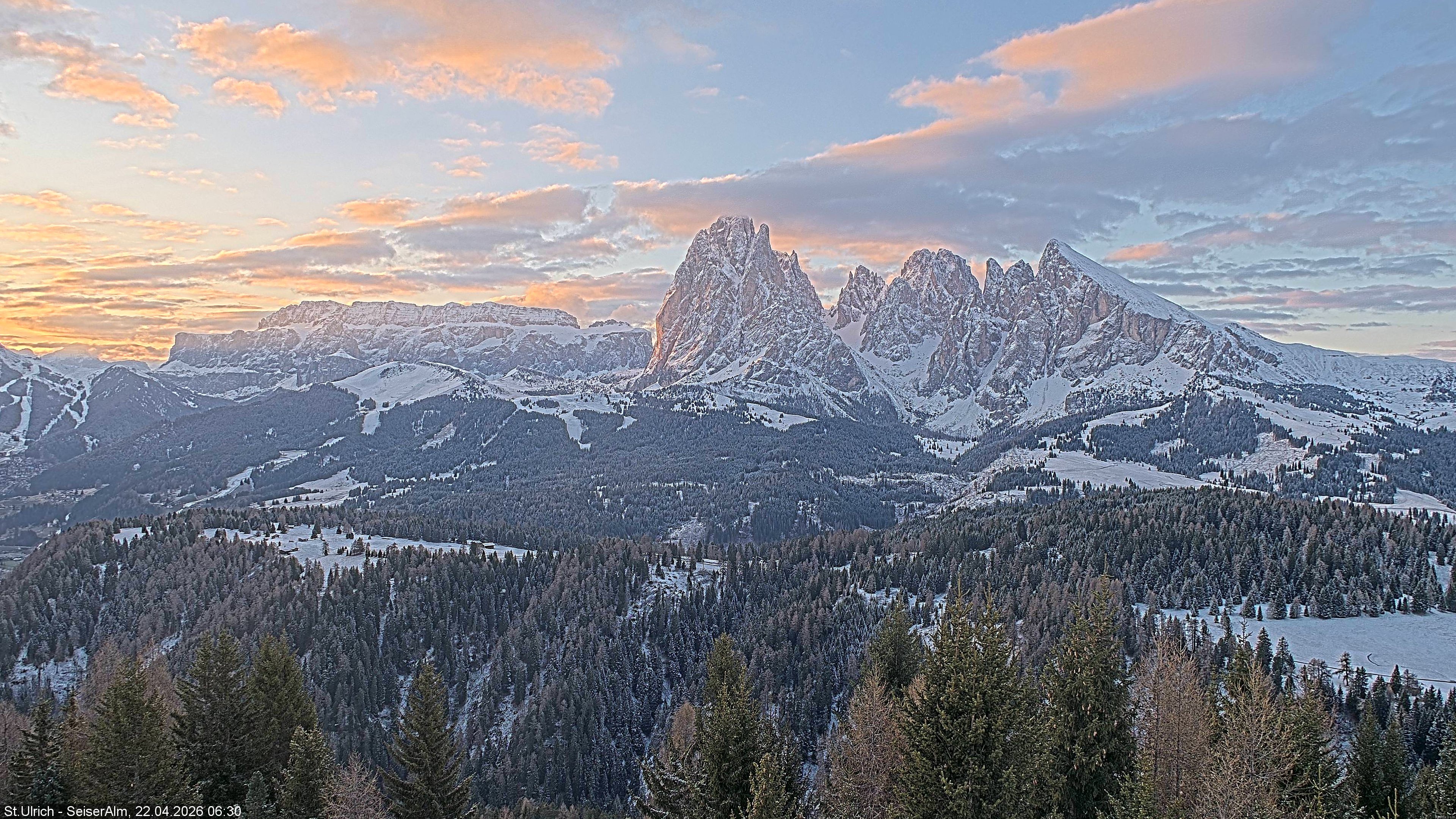 Archiv Foto Webcam Ausblick Seiser Alm