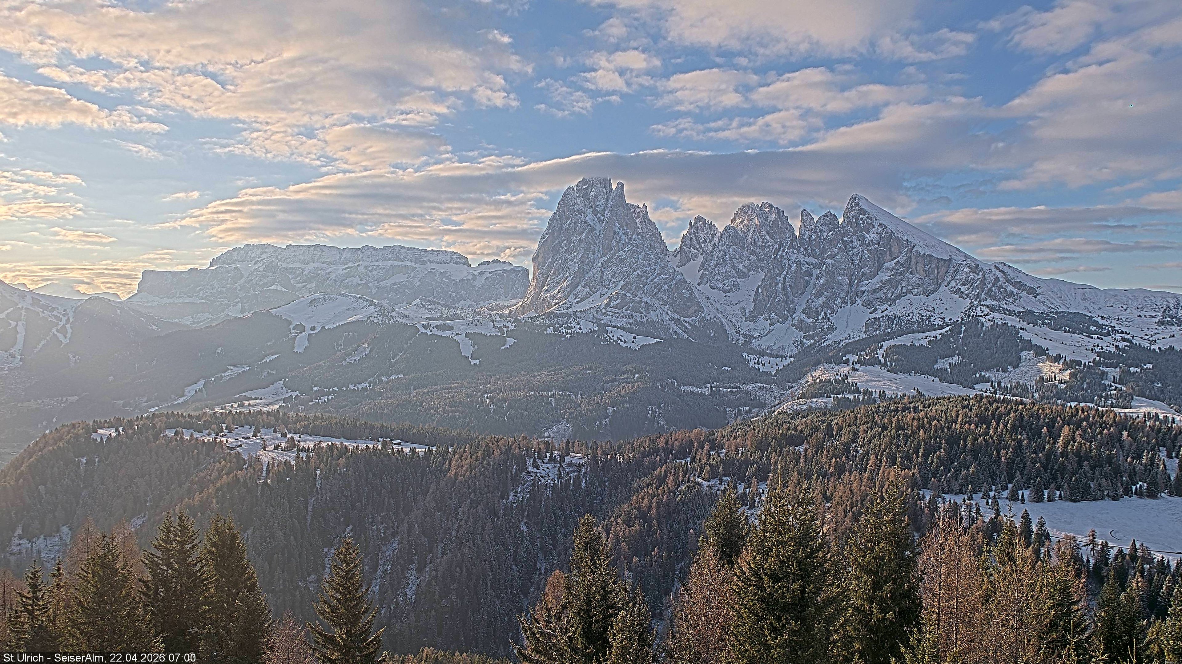 Archiv Foto Webcam Ausblick Seiser Alm